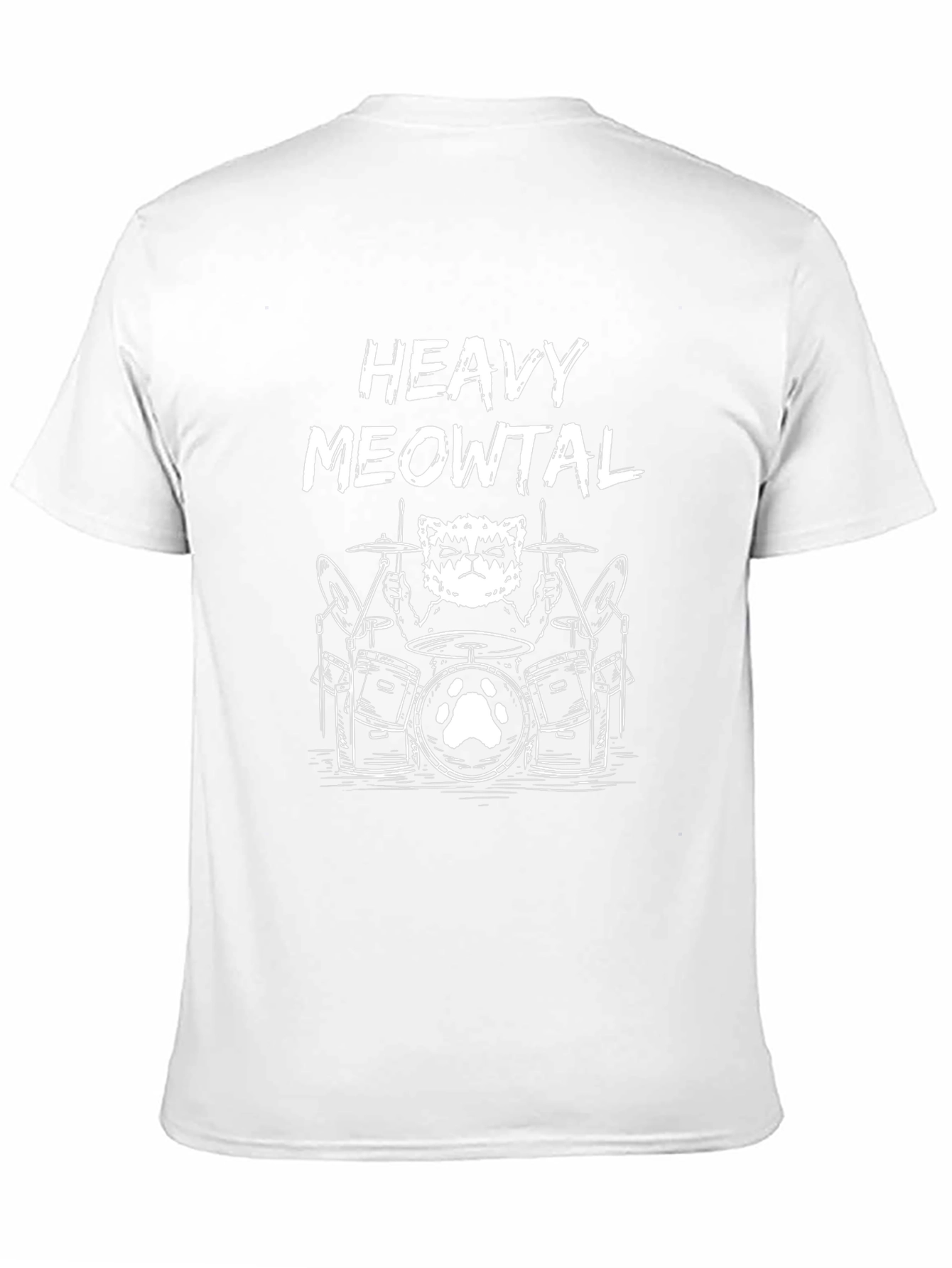 Heavy Meowtal Black T-Shirt