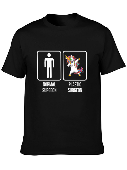 Normal vs Plastic Surgeon T-Shirt