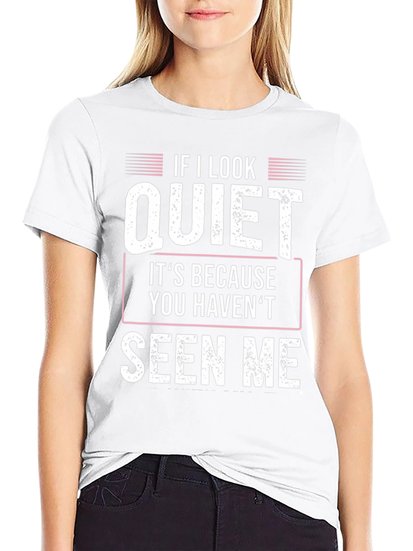 Quiet Seen Me Graphic Tee