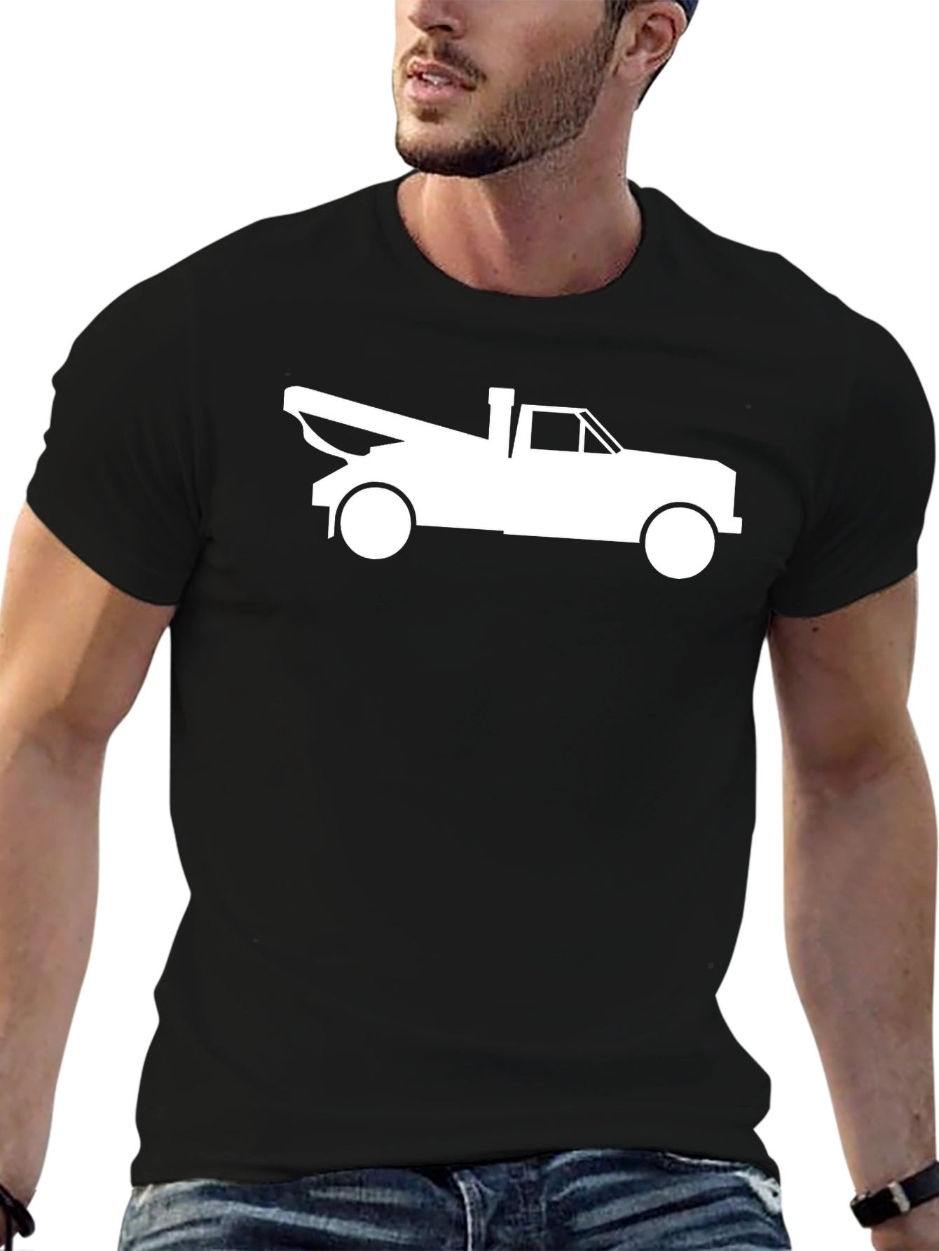Tow Truck Graphic Tee - Classic Style