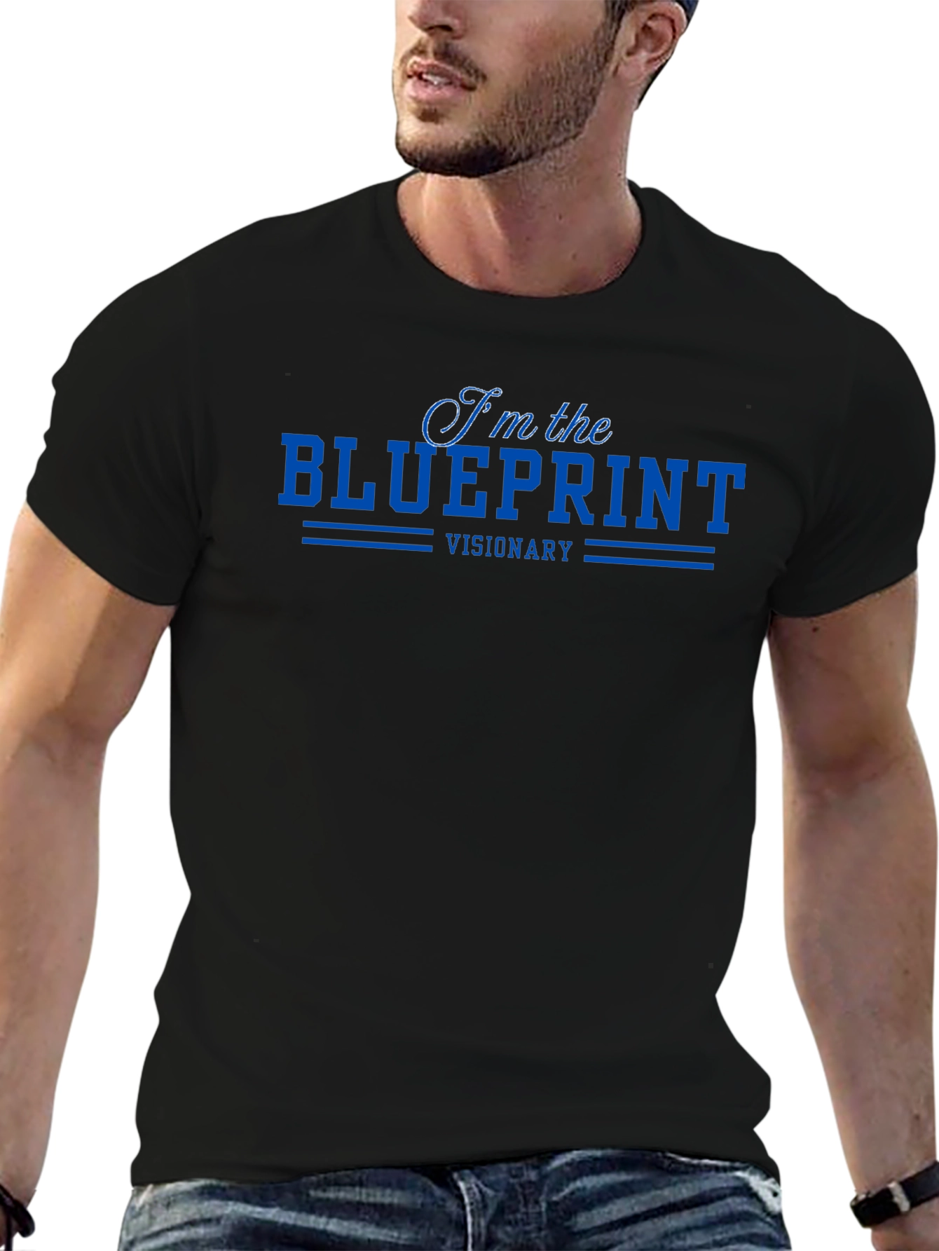 Im the Blueprint Visionary Black T-Shirt