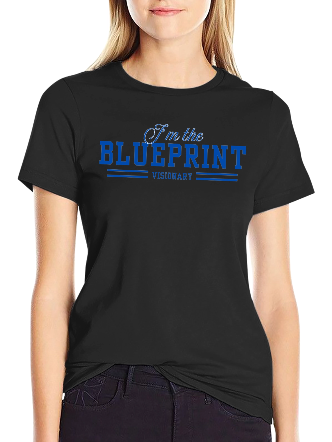 Im the Blueprint Visionary Black T-Shirt