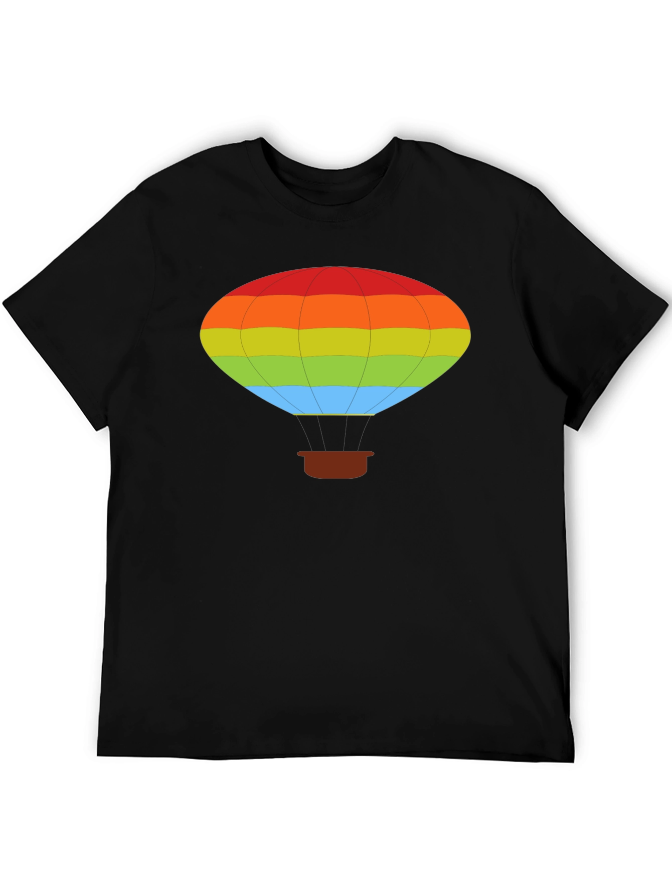 Rainbow Hot Air Balloon T-Shirt