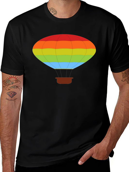 Rainbow Hot Air Balloon T-Shirt