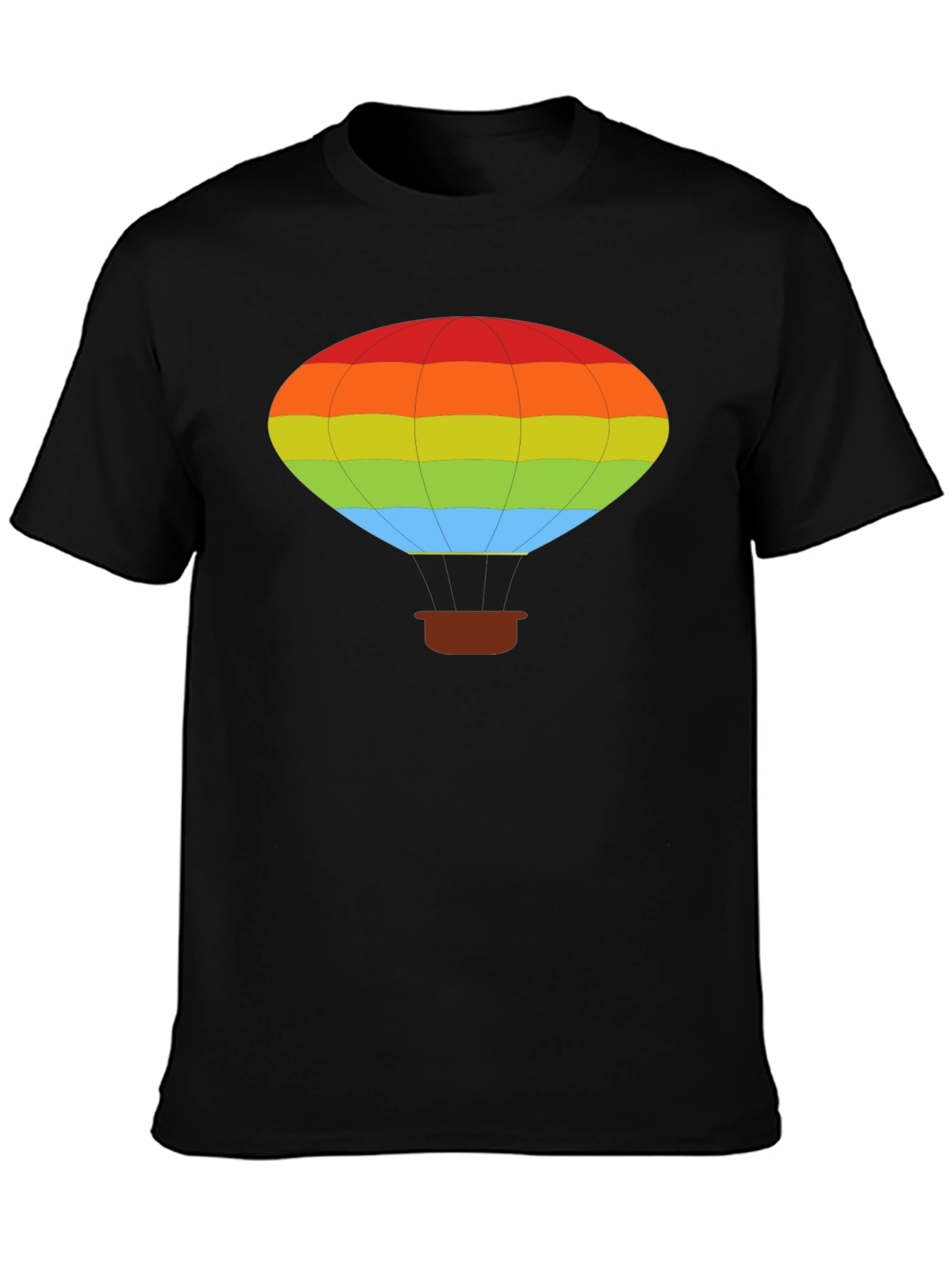 Rainbow Hot Air Balloon T-Shirt