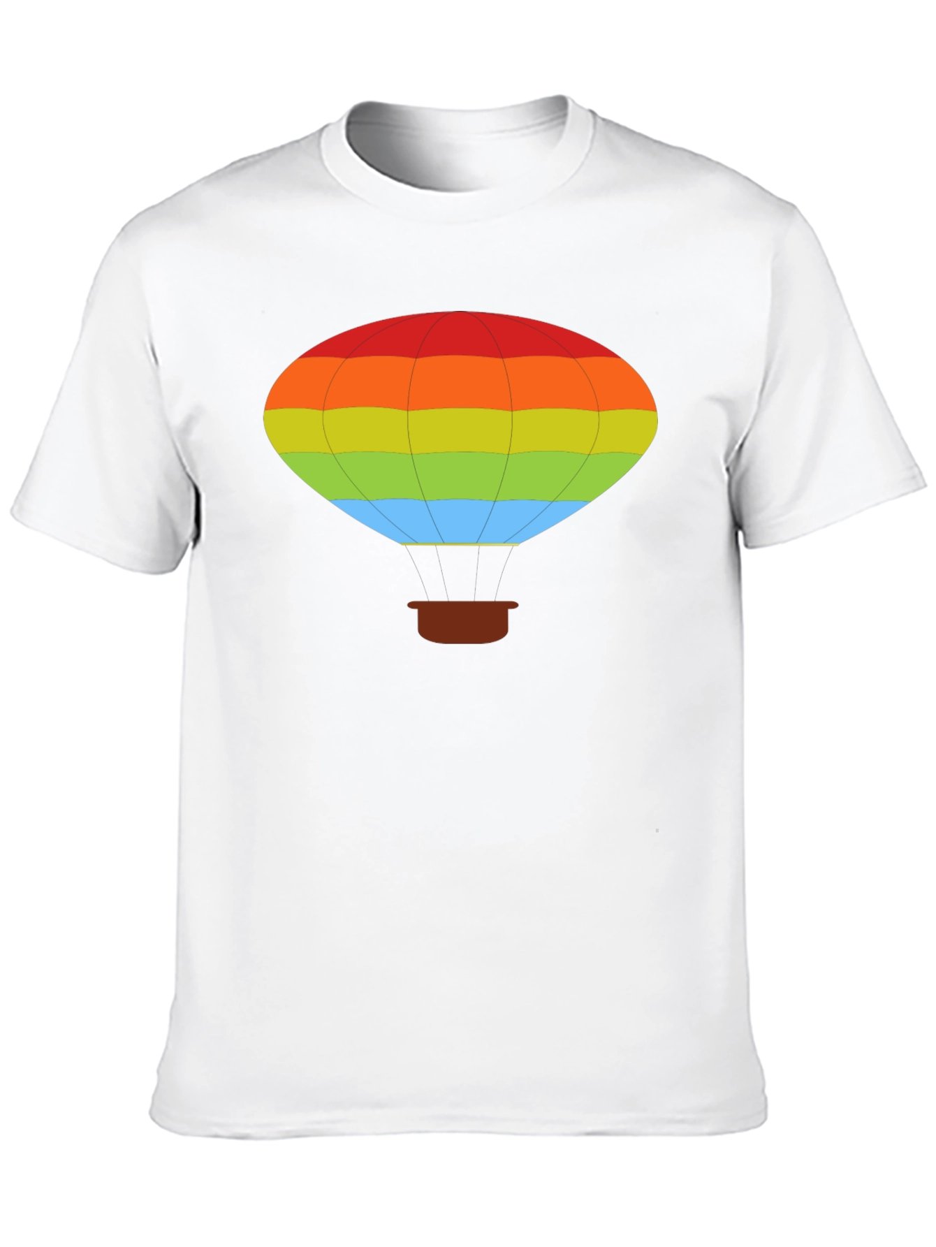 Rainbow Hot Air Balloon T-Shirt