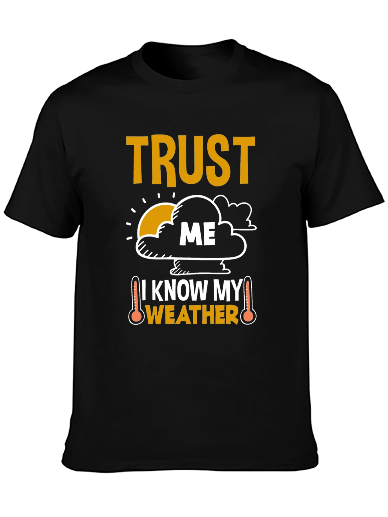 Trust Me I Know My Weather Funny T-Shirt