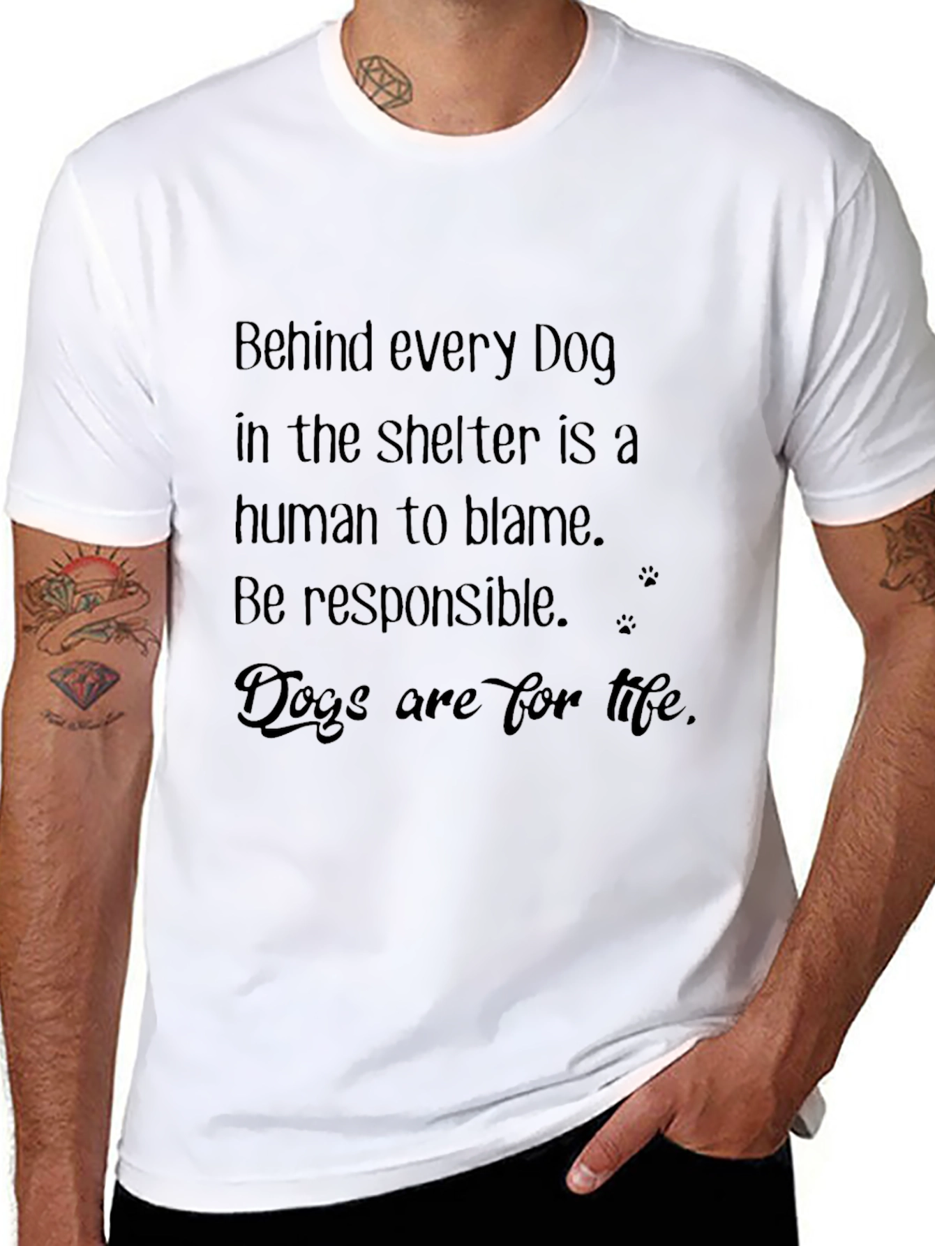 Dog Shelter Responsibility T-Shirt