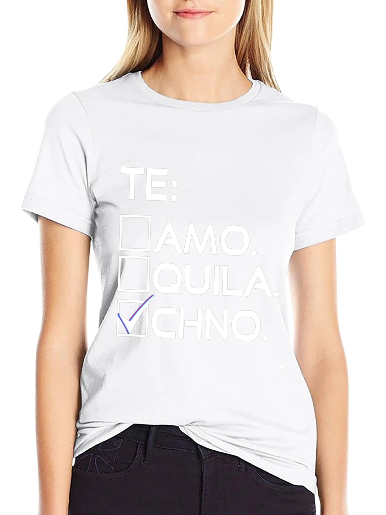 Te: Amo Quila Chno Graphic Tee