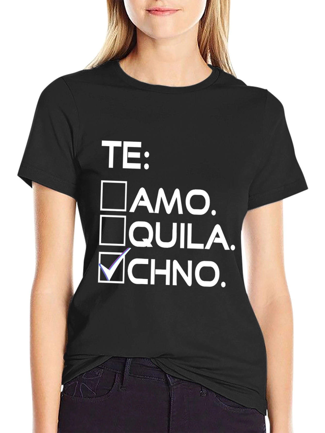Te: Amo Quila Chno Graphic Tee
