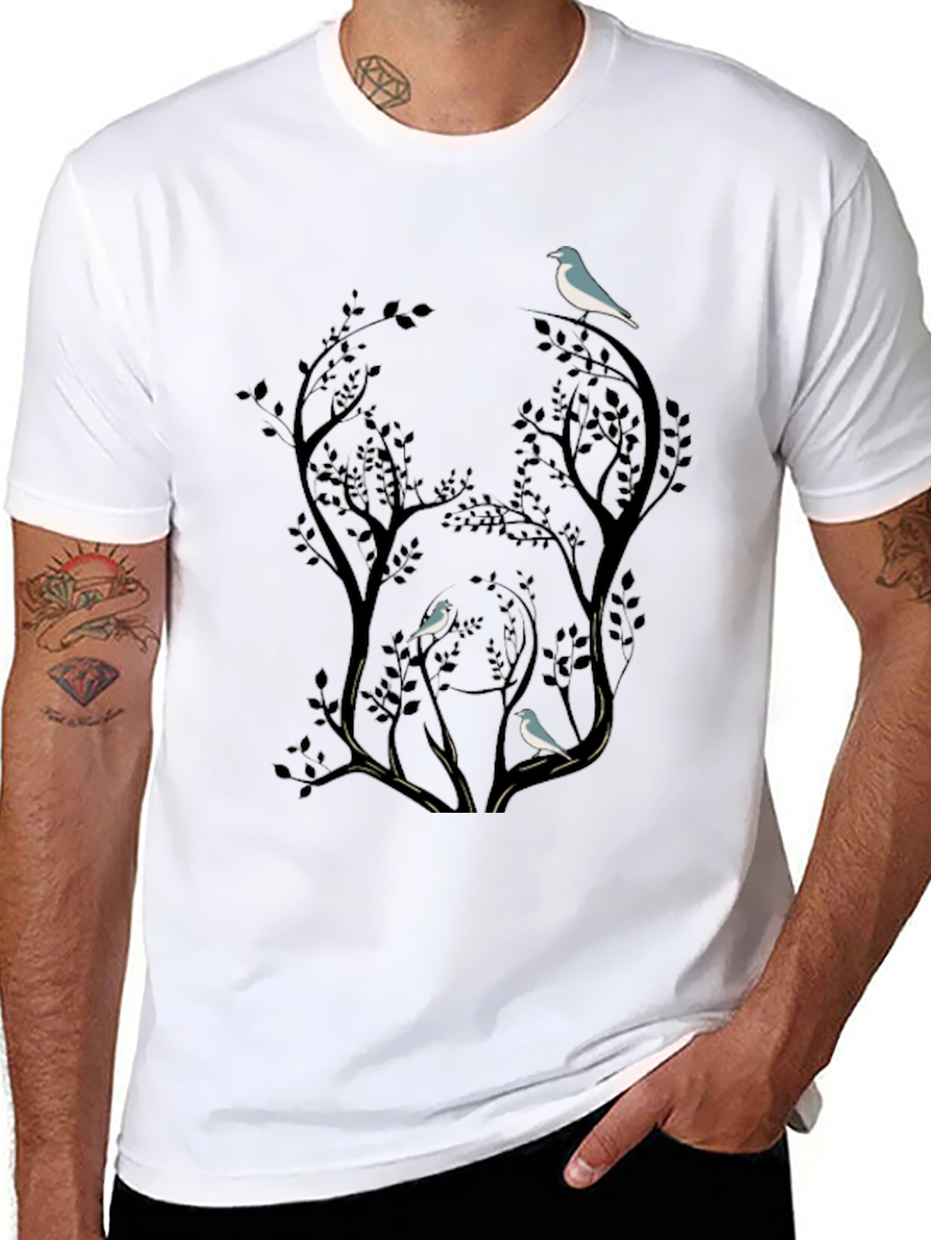 Nature Tree Bird T-Shirt