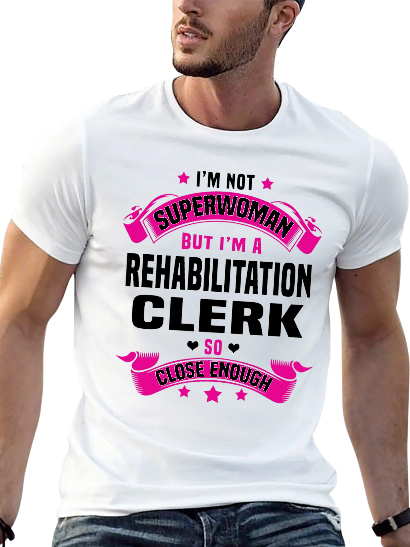 Rehabilitation Clerk Superwoman T-Shirt