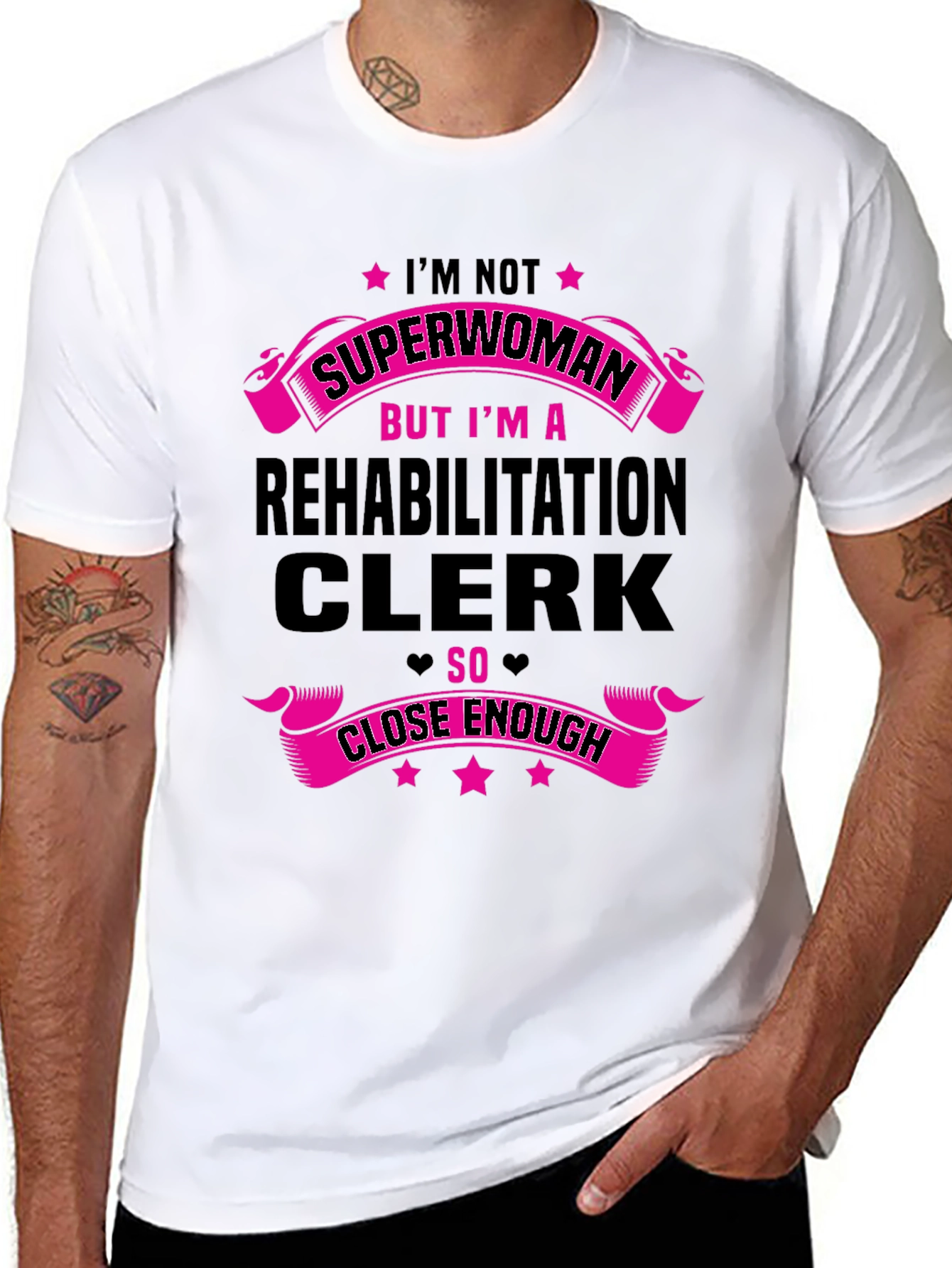 Rehabilitation Clerk Superwoman T-Shirt