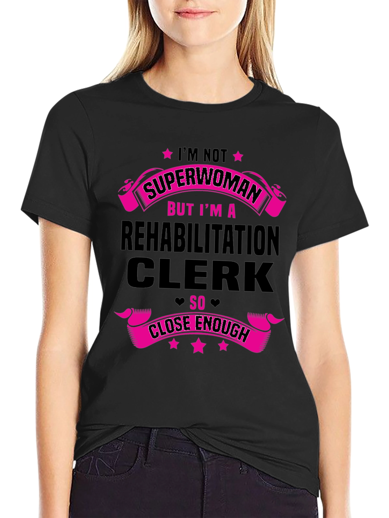 Rehabilitation Clerk Superwoman T-Shirt