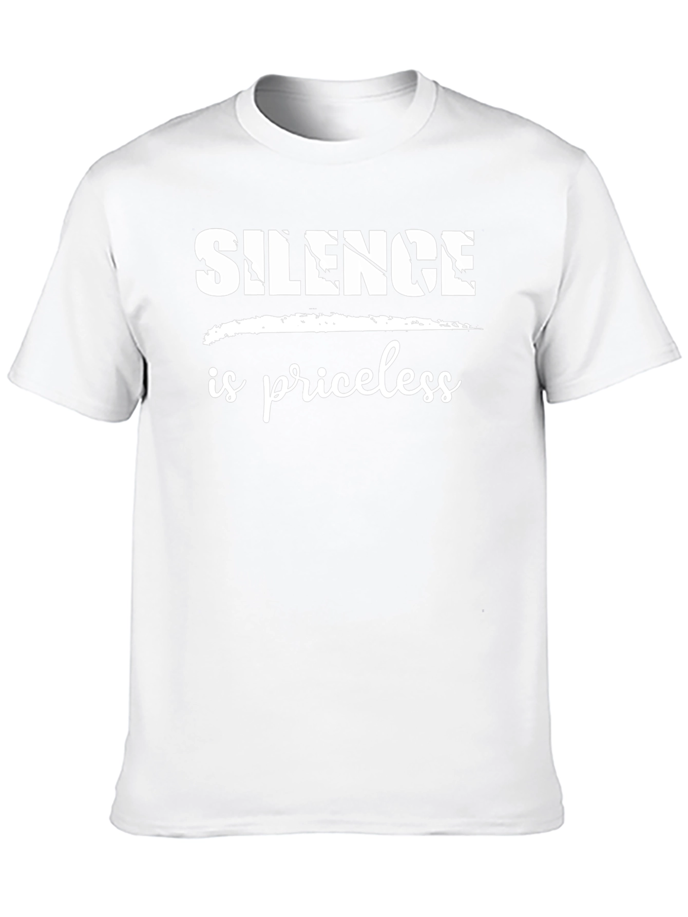 Silence is Priceless Black T-Shirt