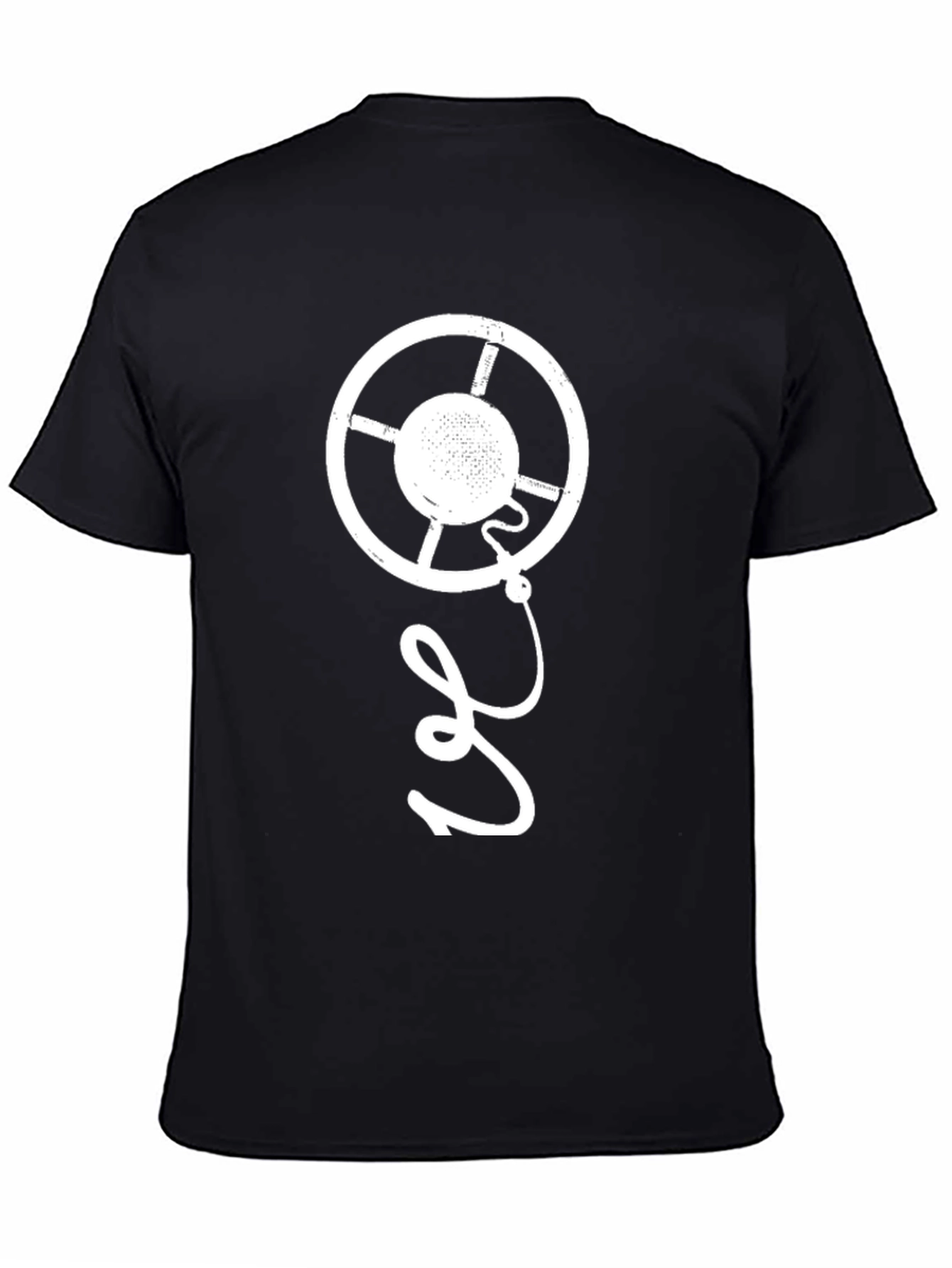 Retro Reel-to-Reel Tape Recorder Graphic T-Shirt
