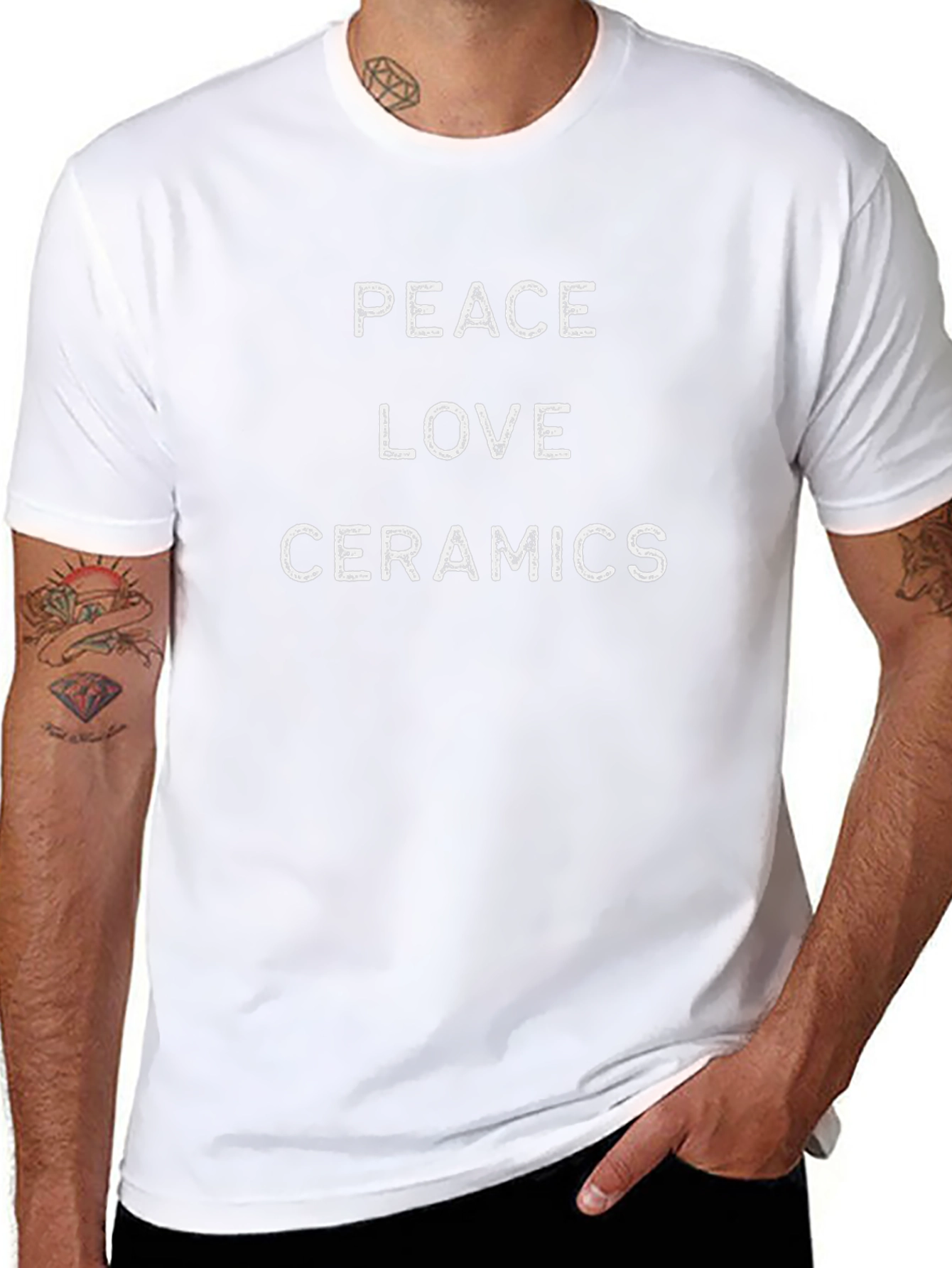 Peace Love Ceramics Graphic T-Shirt