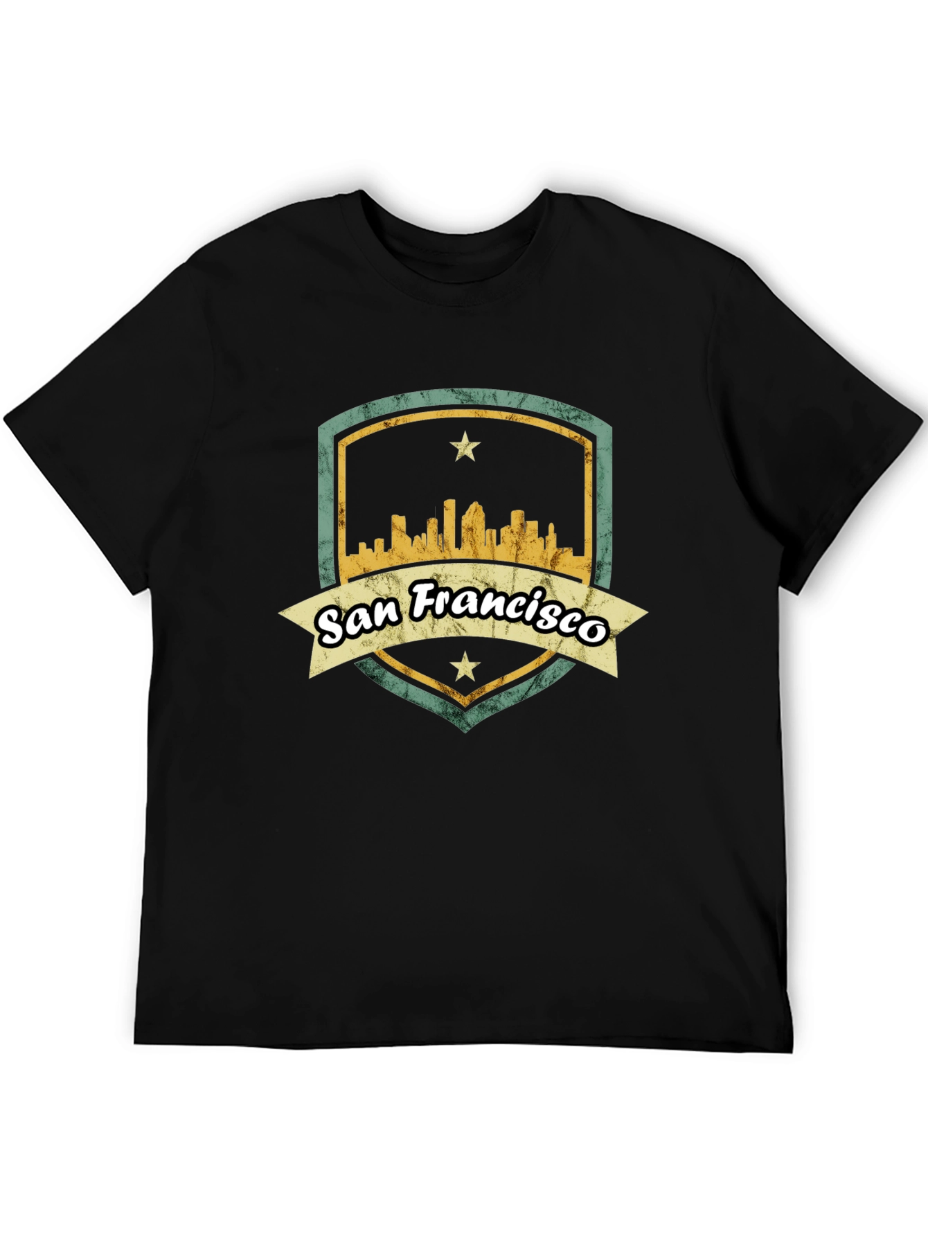 San Francisco Skyline T-Shirt - Retro Design