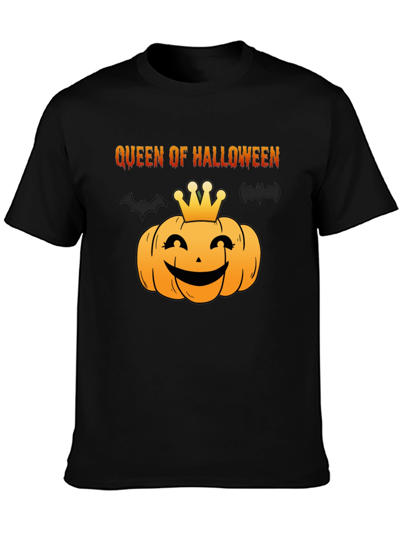 Queen of Halloween T-Shirt - Pumpkin Graphic Tee