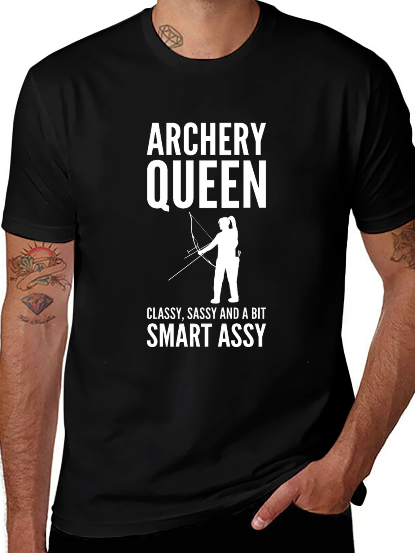 Archery Queen Funny Graphic T-Shirt