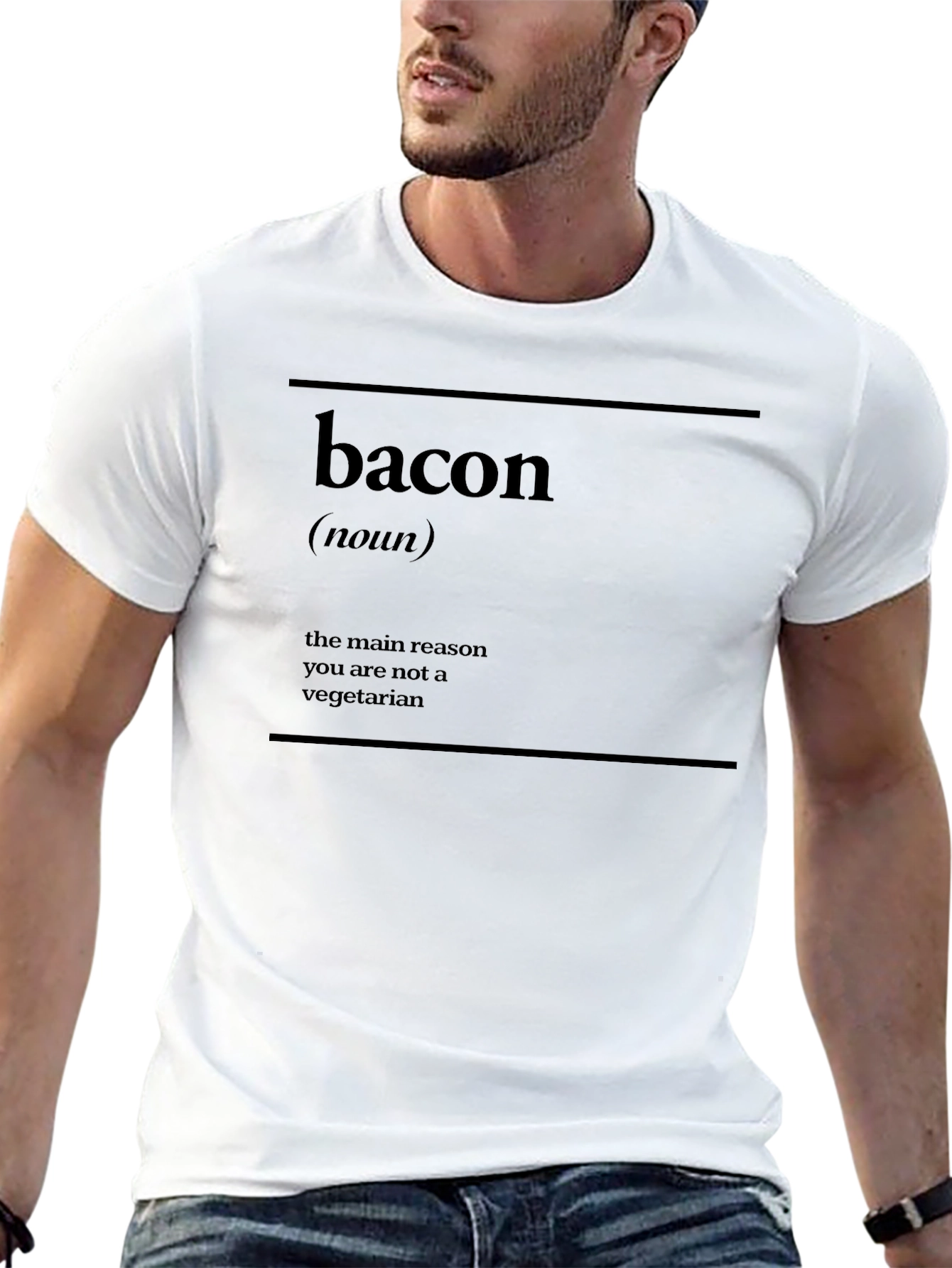 Bacon Definition Graphic T-Shirt