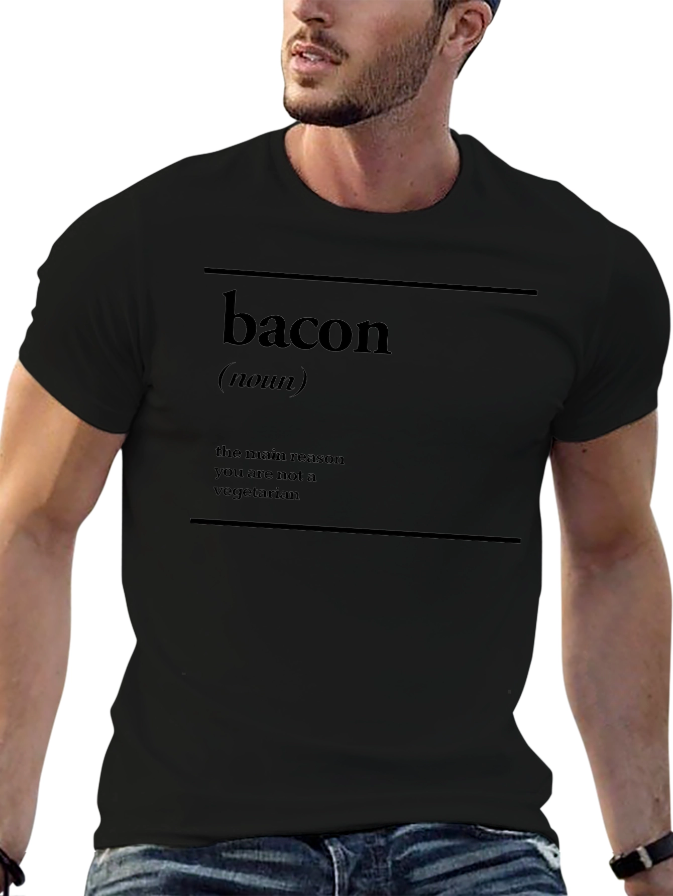 Bacon Definition Graphic T-Shirt
