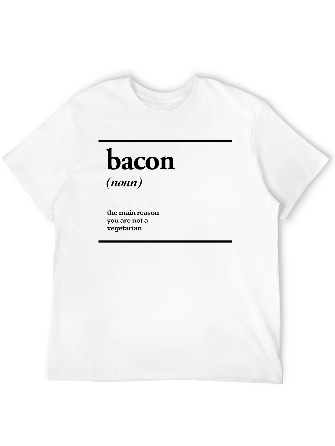 Bacon Definition Graphic T-Shirt