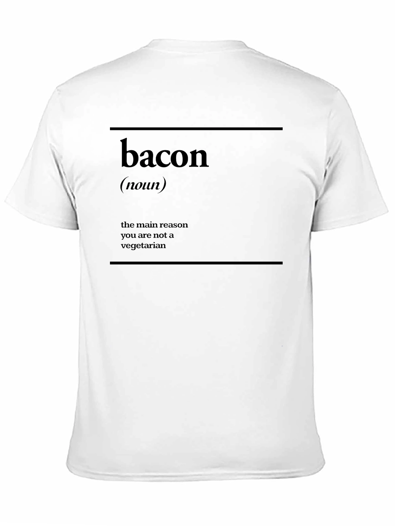 Bacon Definition Graphic T-Shirt