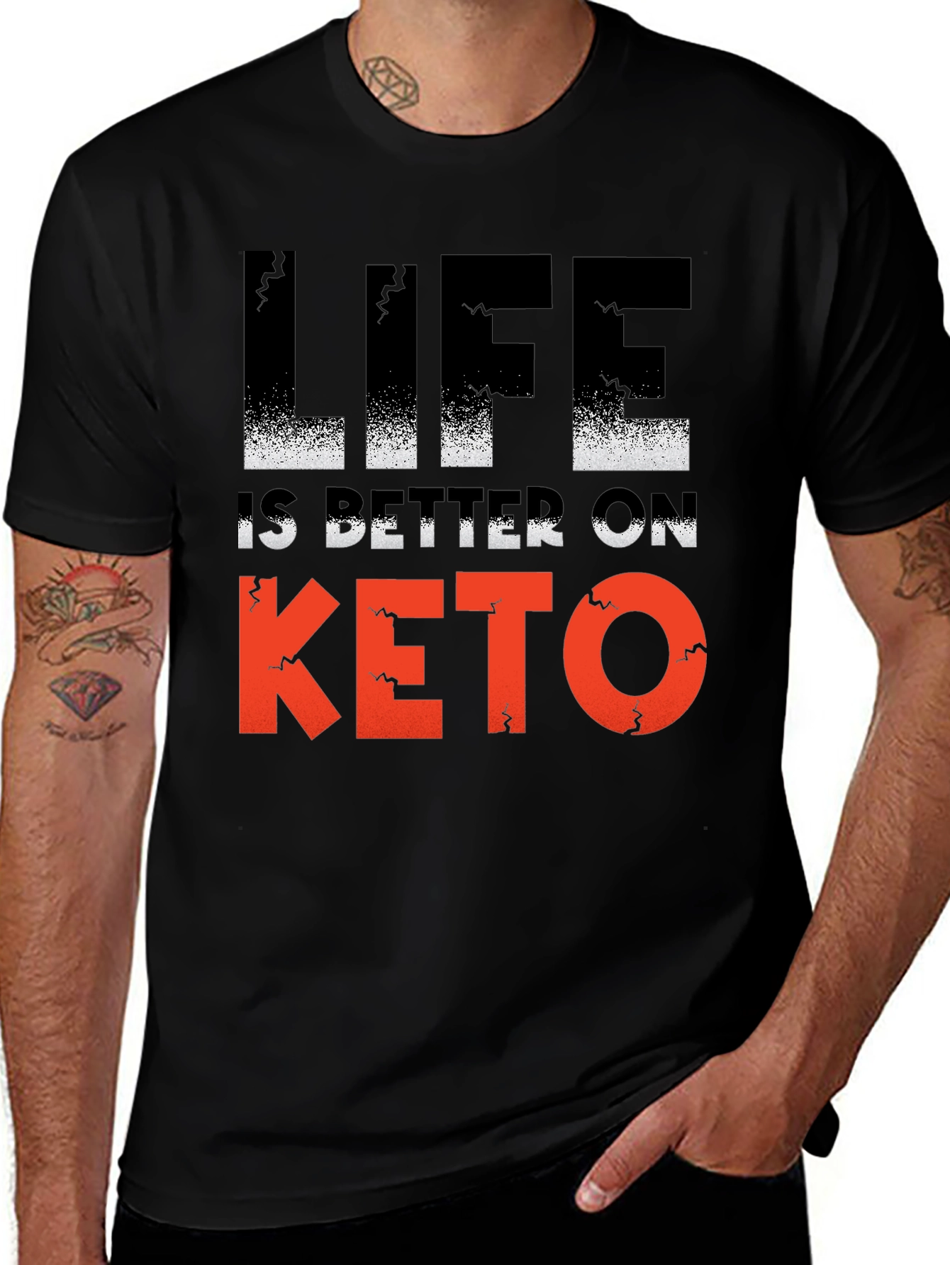Life is Better On Keto T-Shirt - Black