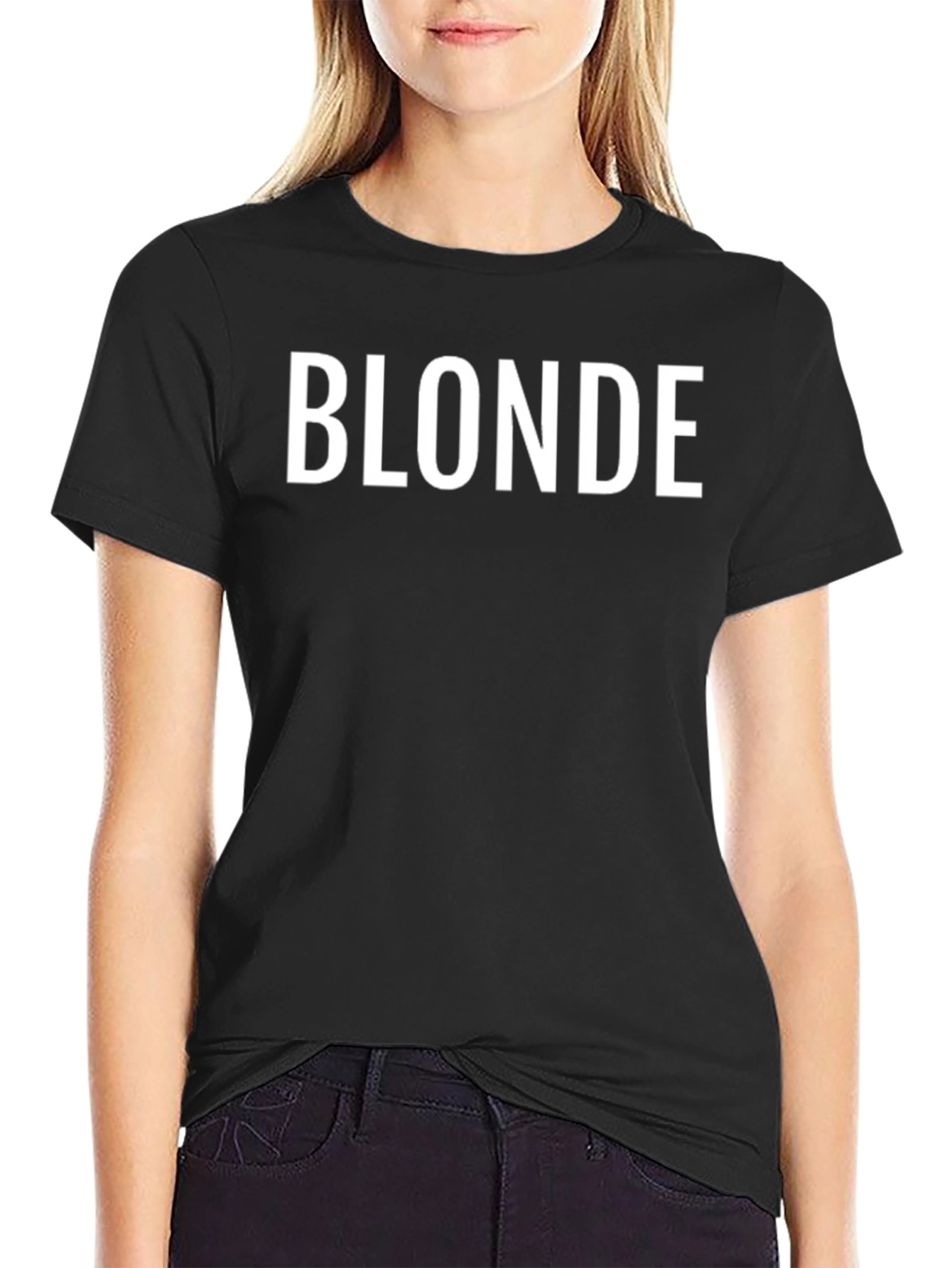Blonde Graphic Tee - Bold Statement Shirt