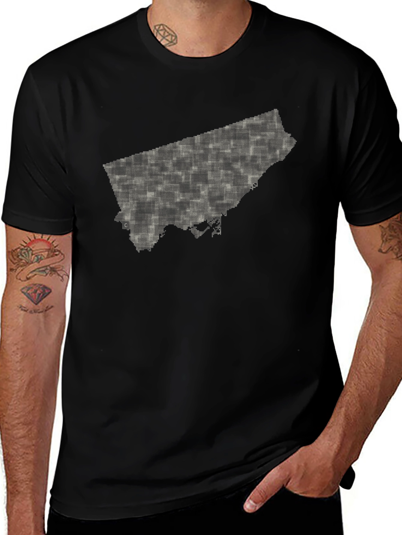 Toronto Map Graphic T-Shirt - Stylish Urban Design
