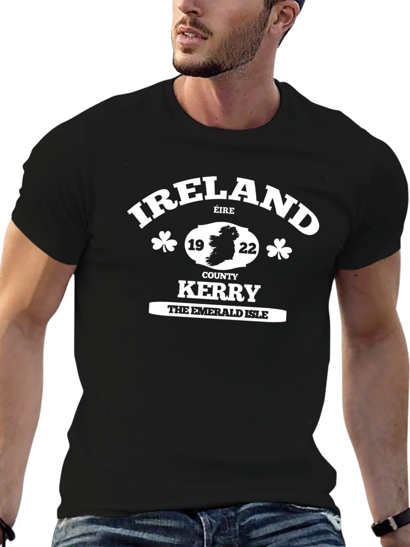 Ireland County Kerry Black T-Shirt