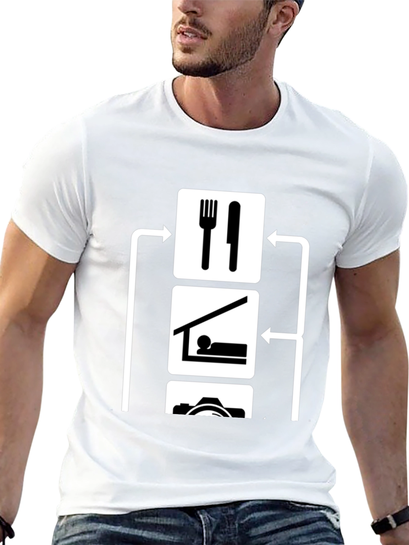 Eat Sleep Photograph T-Shirt