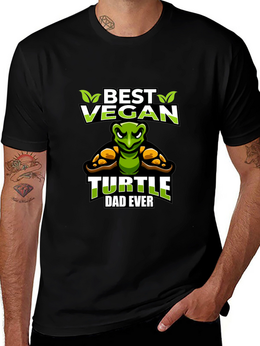 Best Vegan Turtle Dad Ever T-Shirt