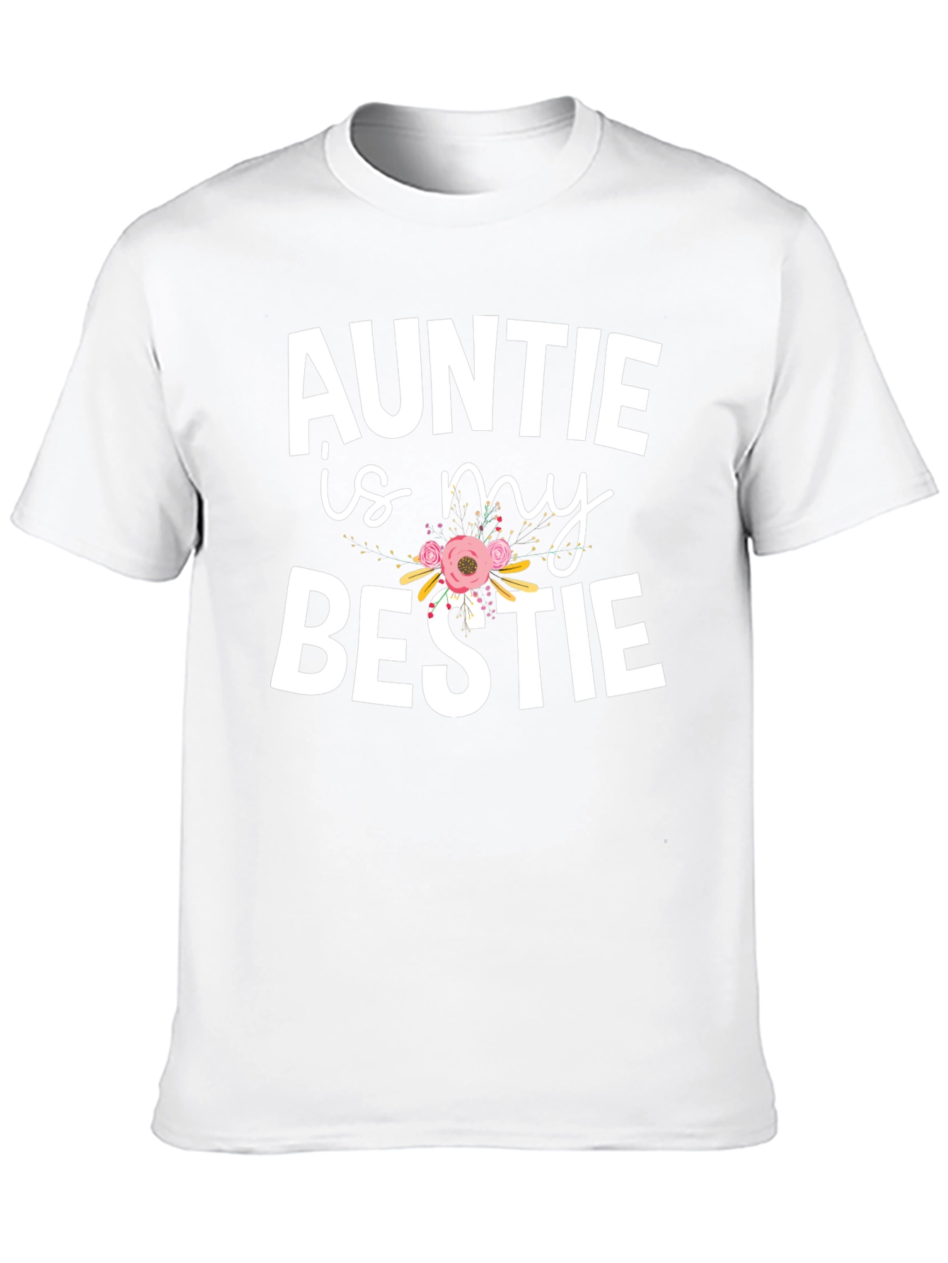 Auntie is My Bestie Graphic T-Shirt