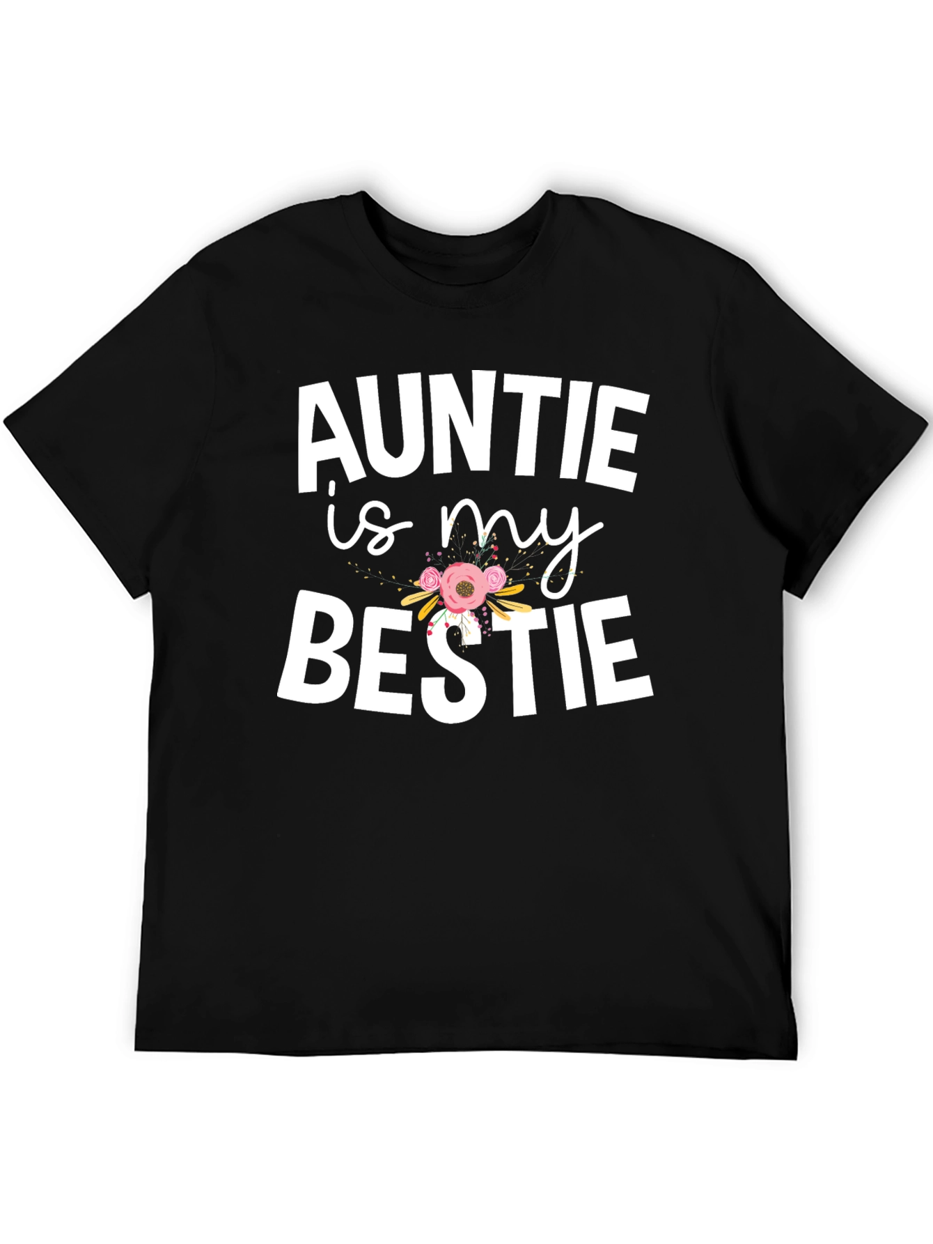 Auntie is My Bestie Graphic T-Shirt