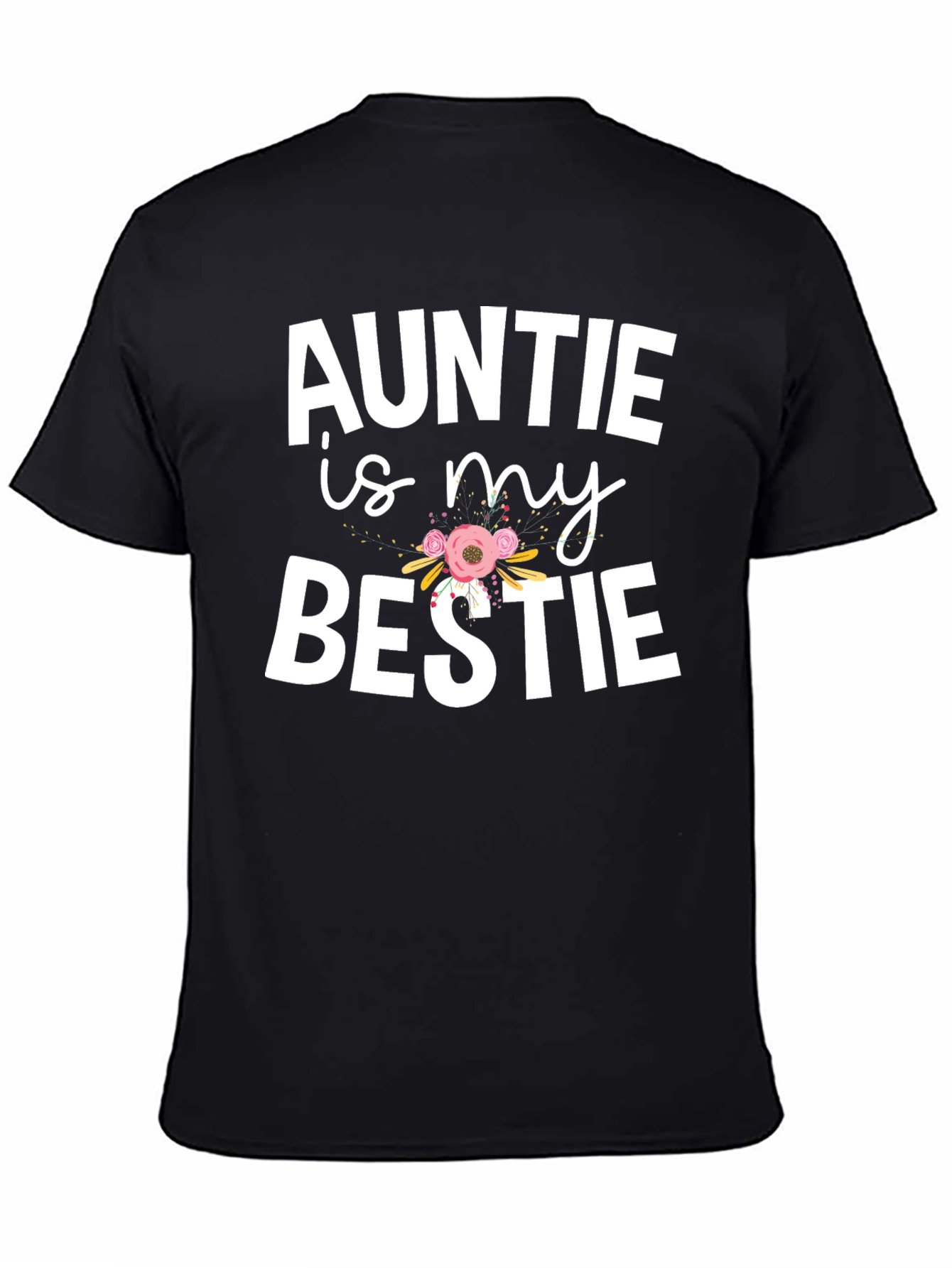 Auntie is My Bestie Graphic T-Shirt