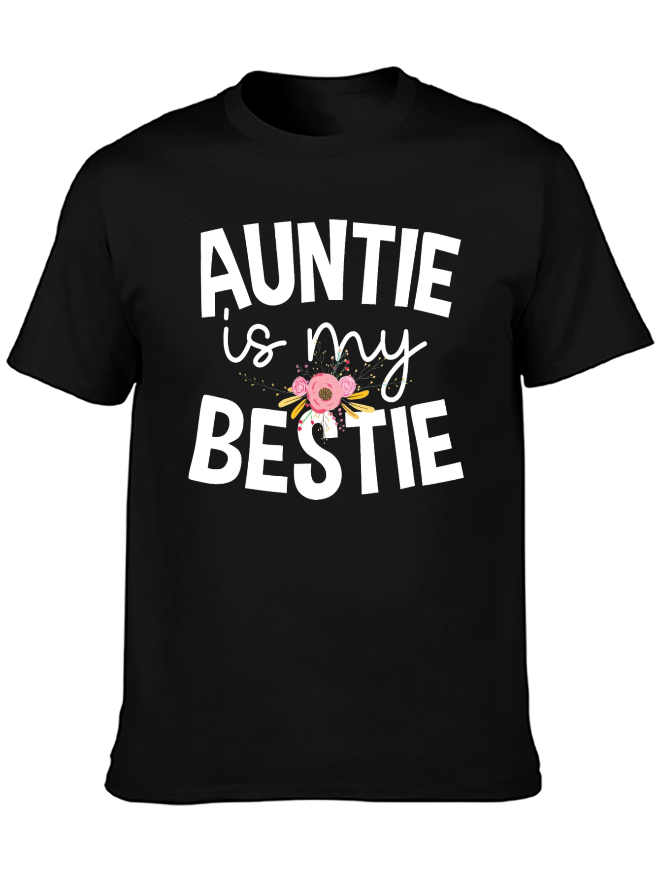 Auntie is My Bestie Graphic T-Shirt
