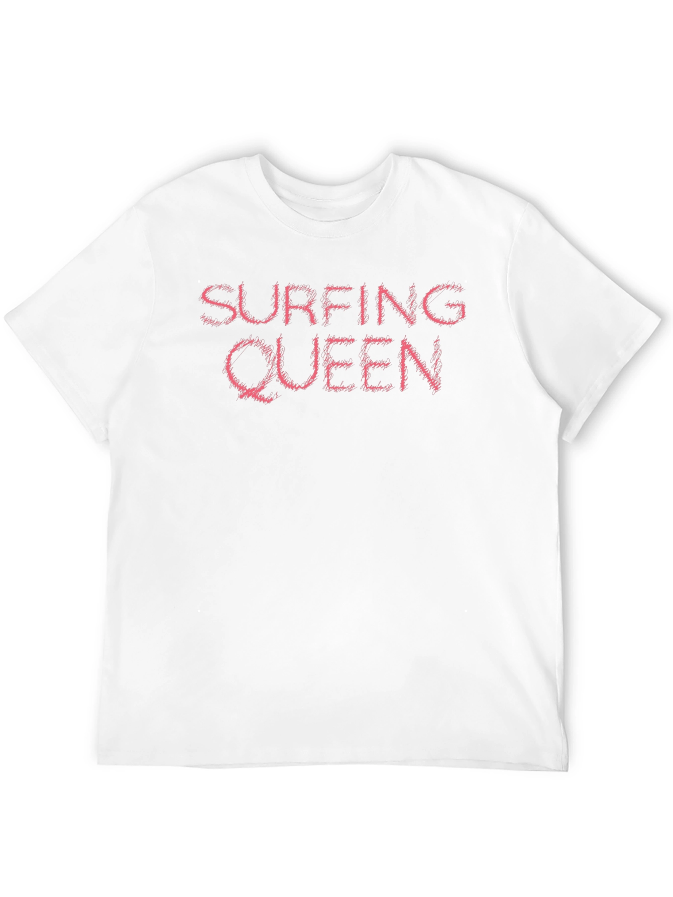 Surfing Queen Black T-Shirt