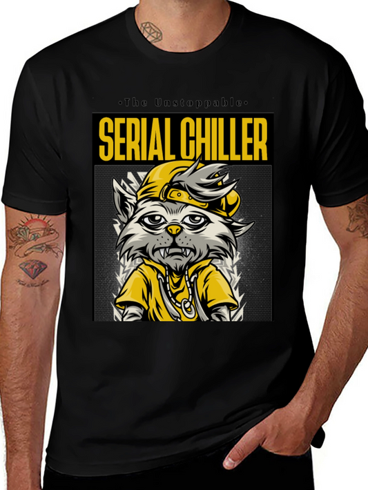 Serial Chiller Graphic T-Shirt - Urban Style