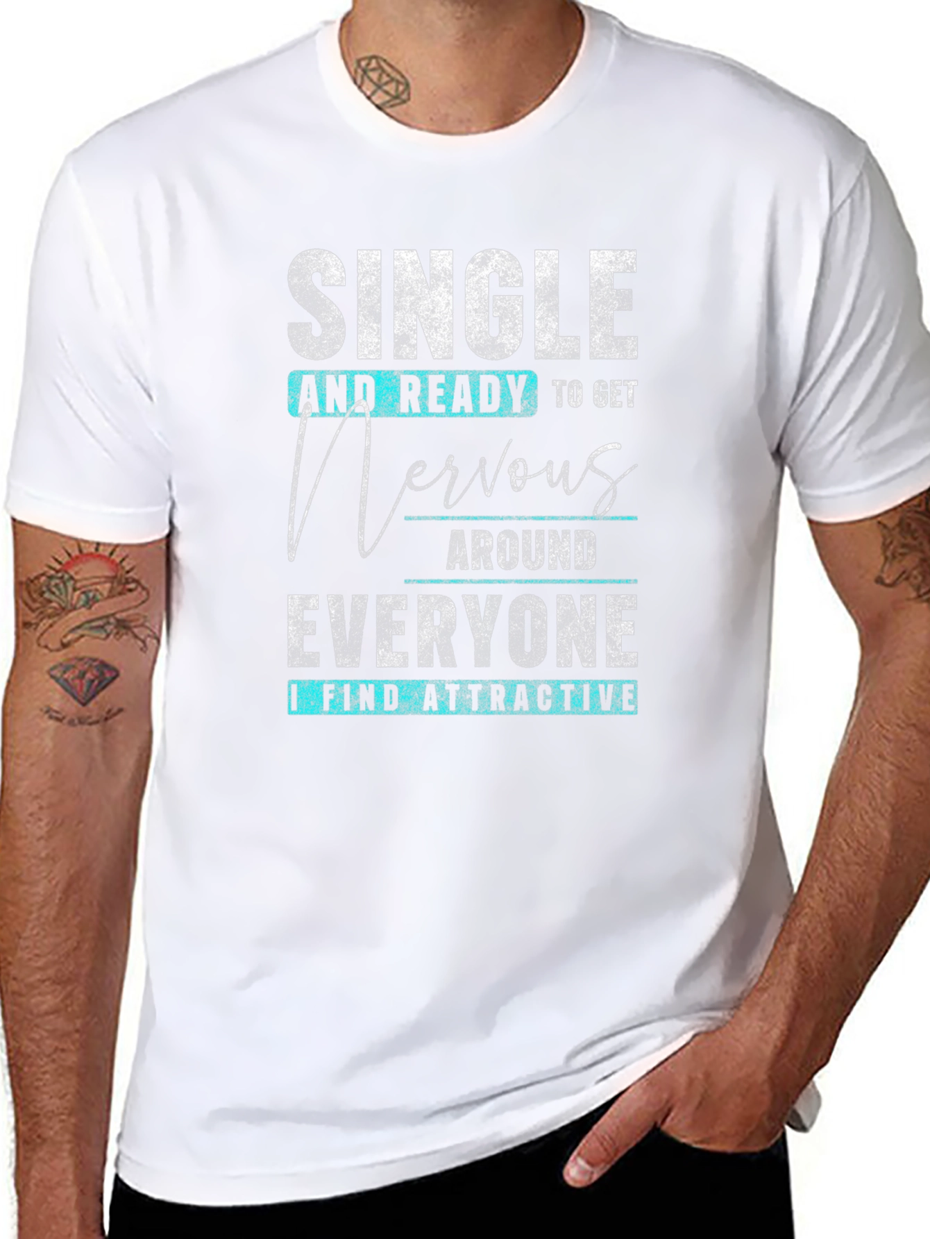 Single & Ready T-Shirt - Funny Dating Tee