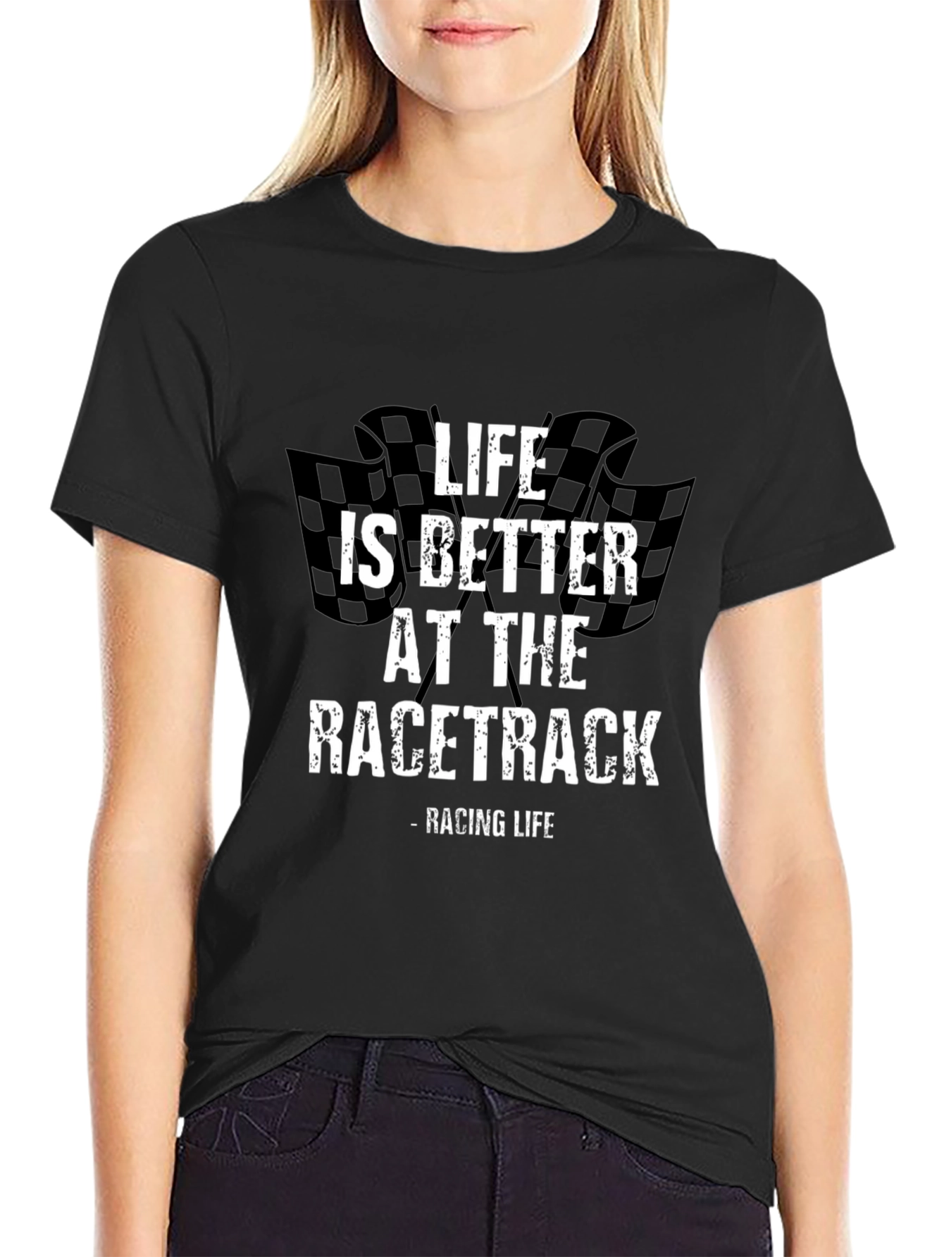 Life is Better at the Racetrack Graphic Tee
