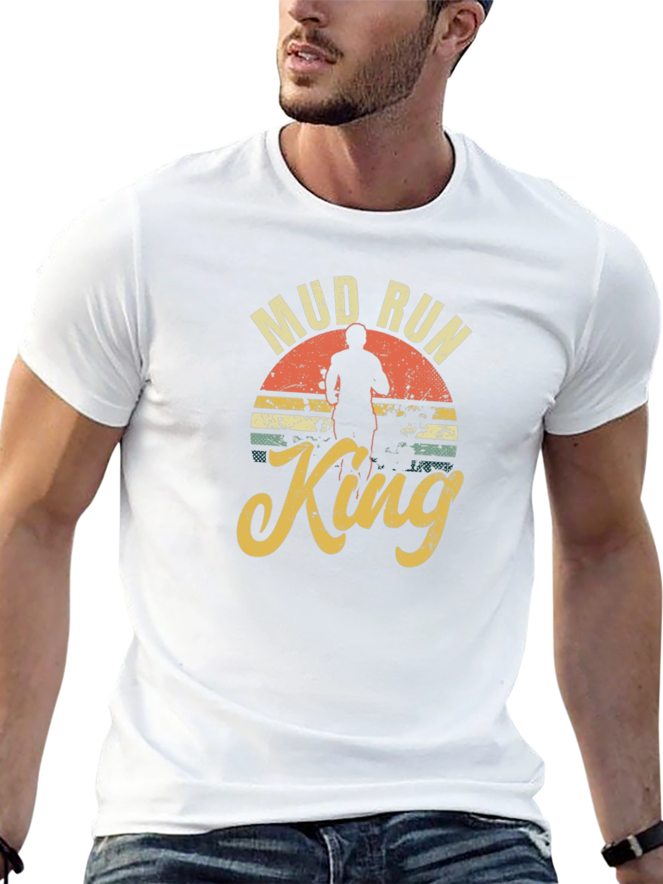 Mud Run King Black T-Shirt