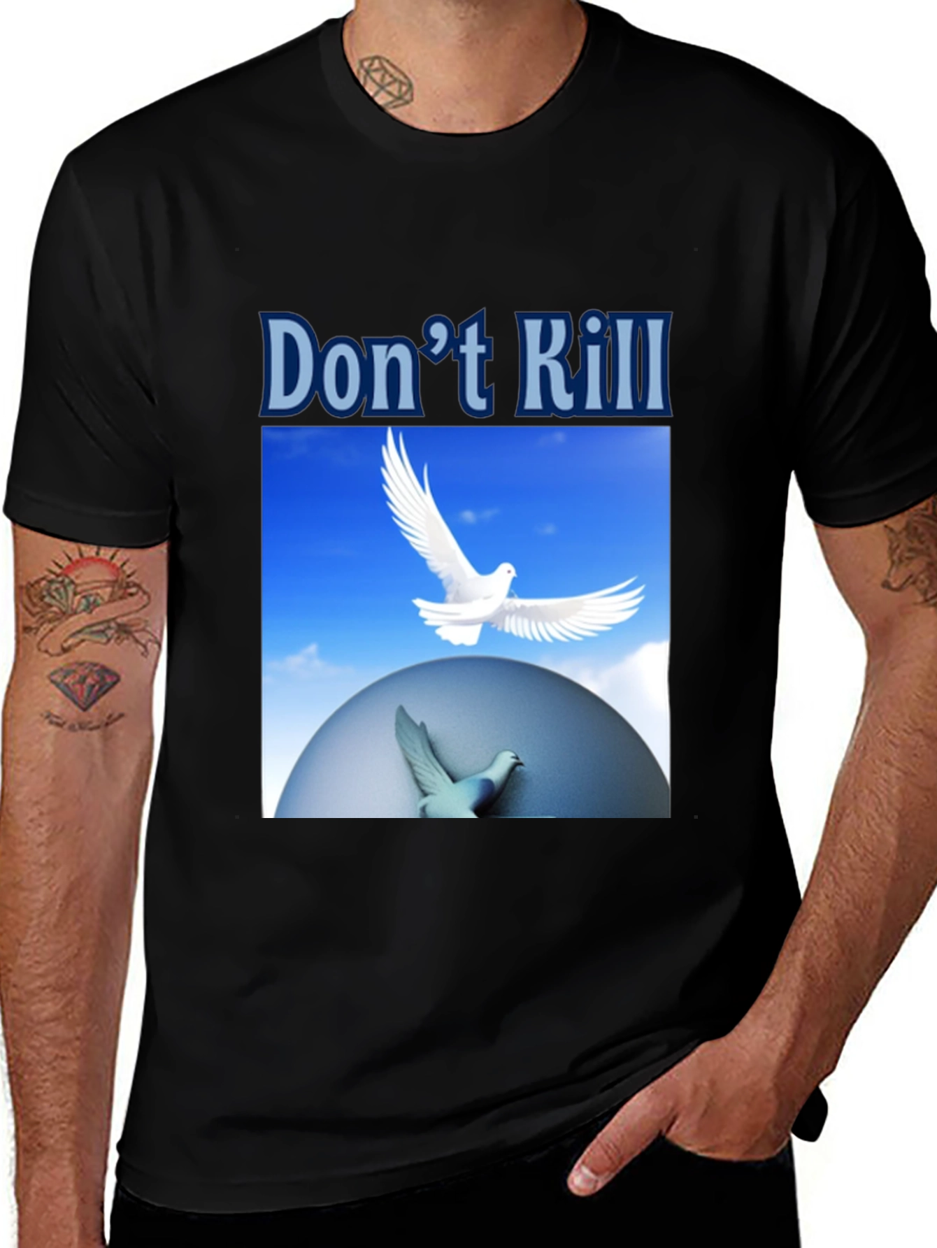 Dont Kill Peace Dove Graphic T-Shirt