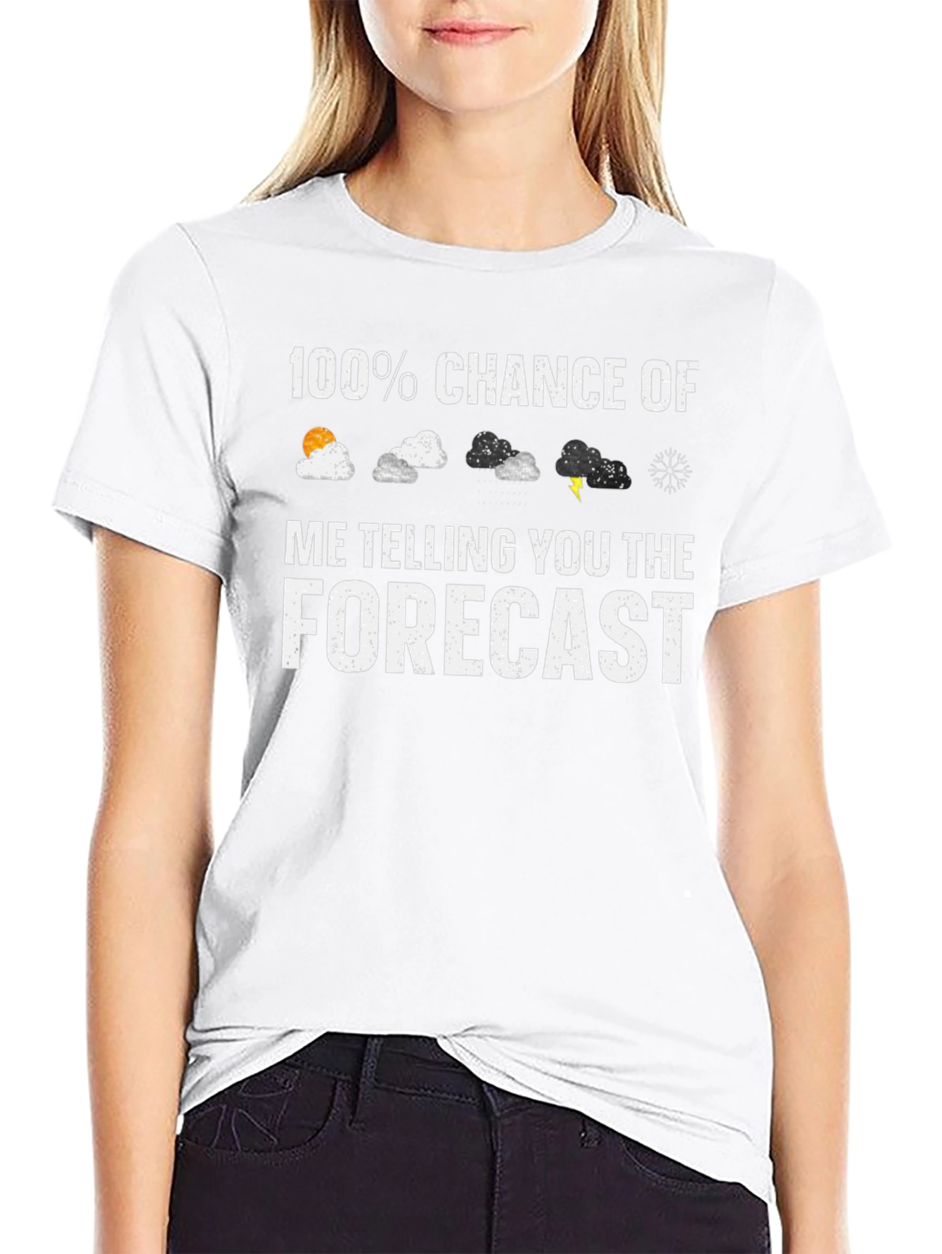 Funny Weather Forecast Graphic Tee