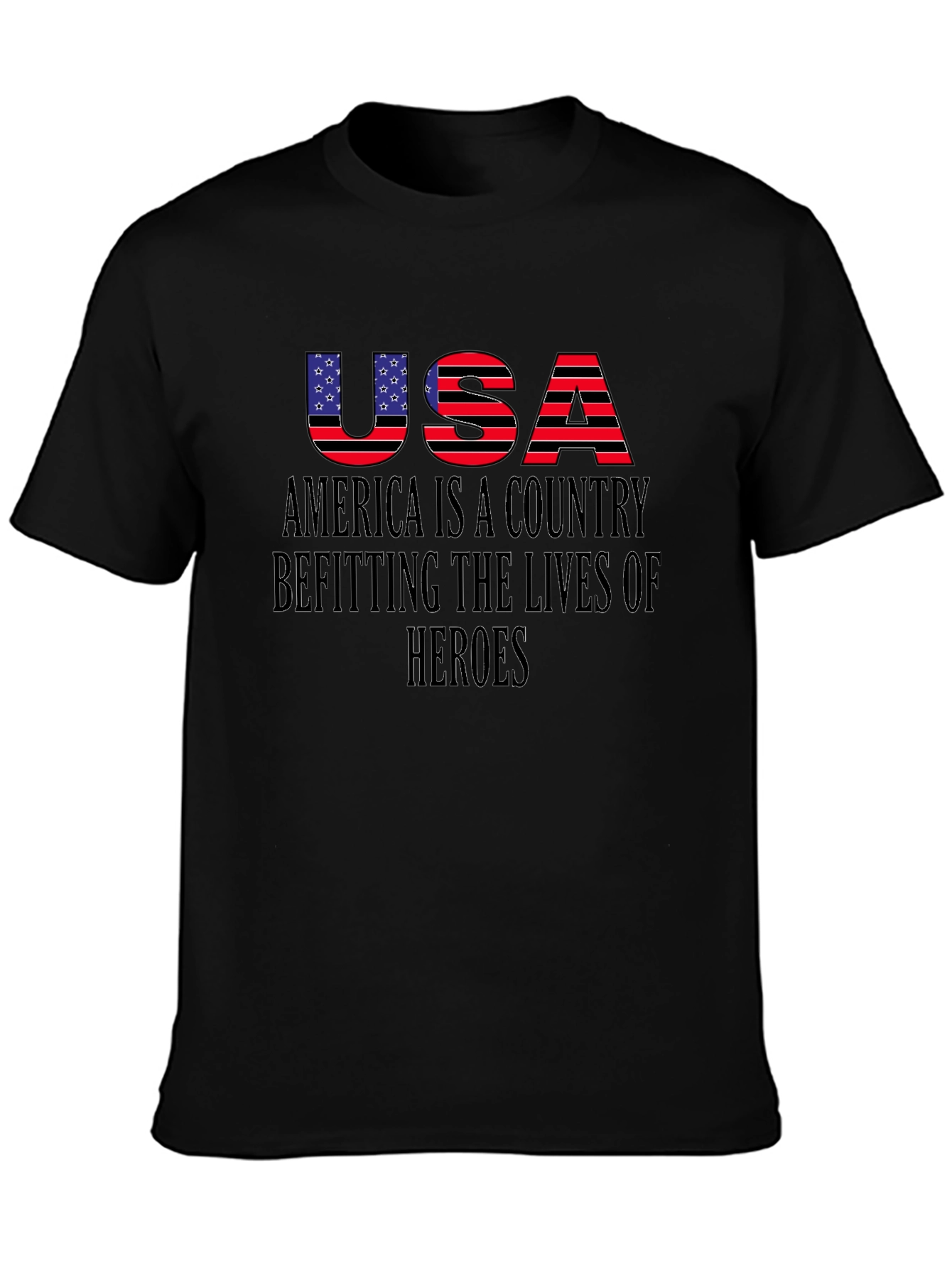 USA Patriotic T-Shirt - Heroes Edition