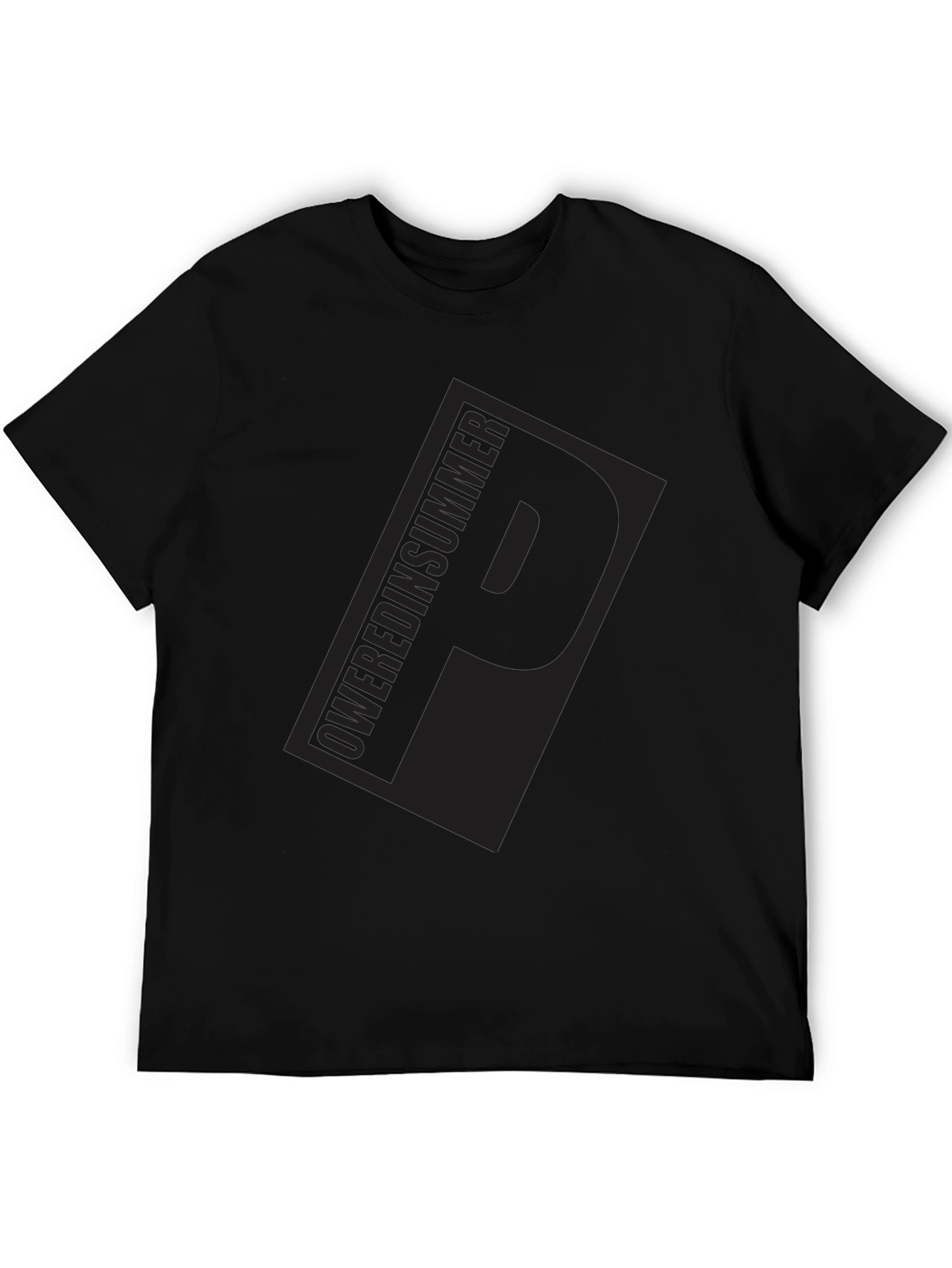 Mens Black Graphic T-Shirt