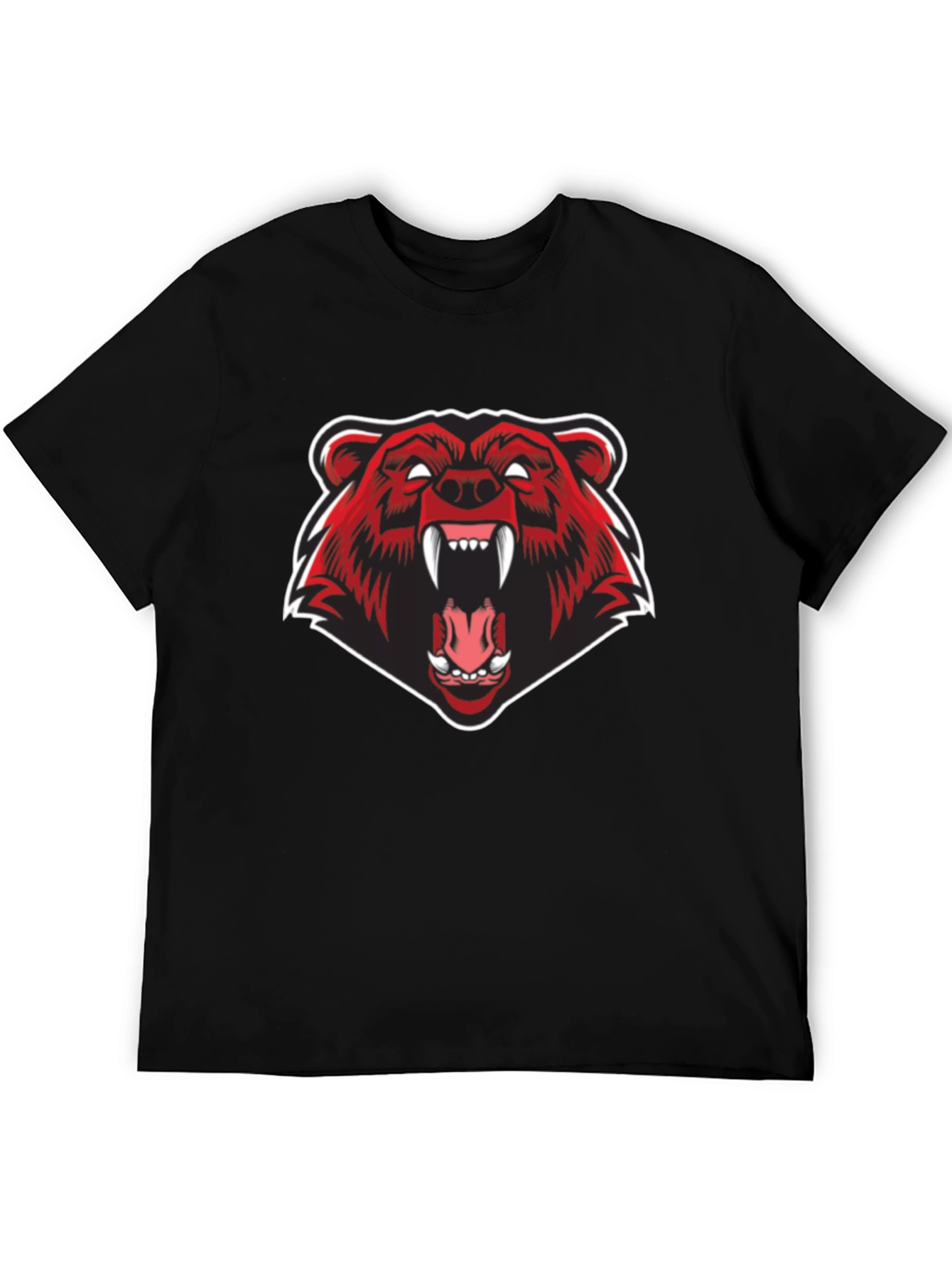 Bear Graphic Black T-Shirt