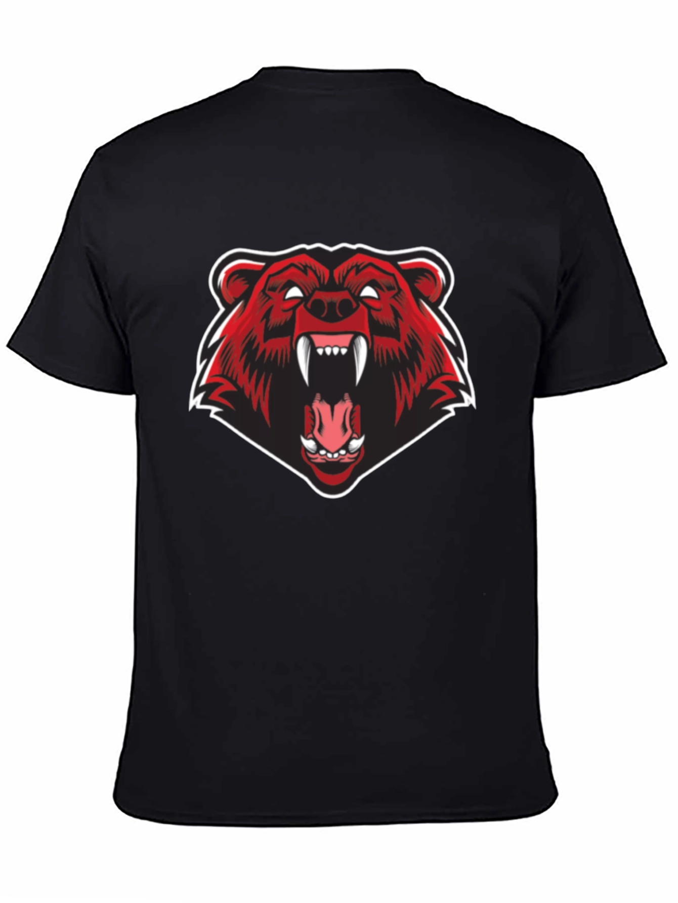 Bear Graphic Black T-Shirt