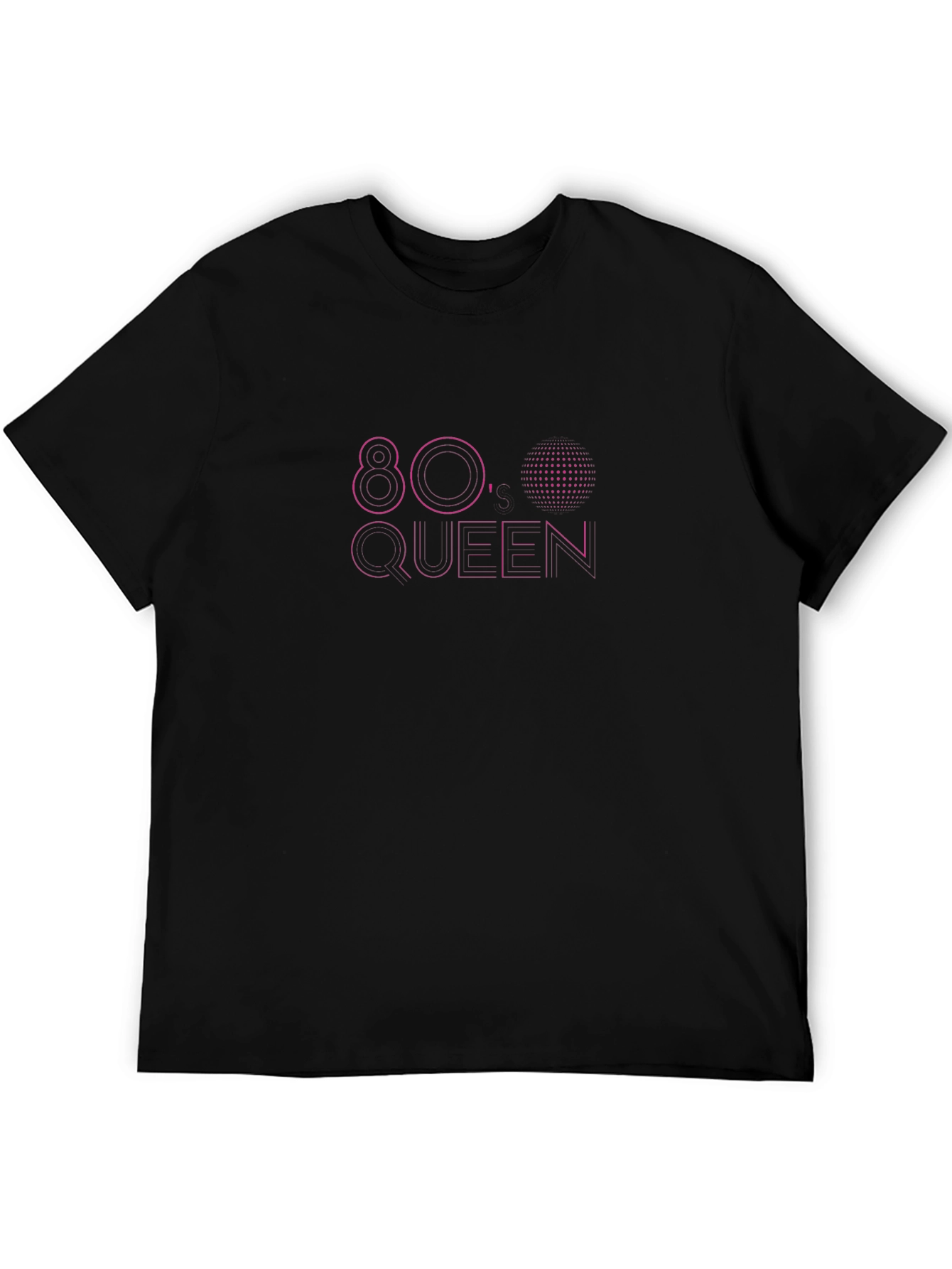 80s Queen Black Graphic Tee